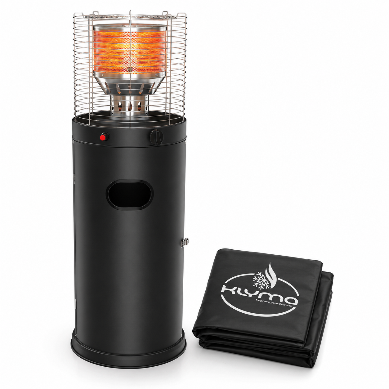 Estufa a Gas Exterior CILDRO LW Black 106 Funda-0