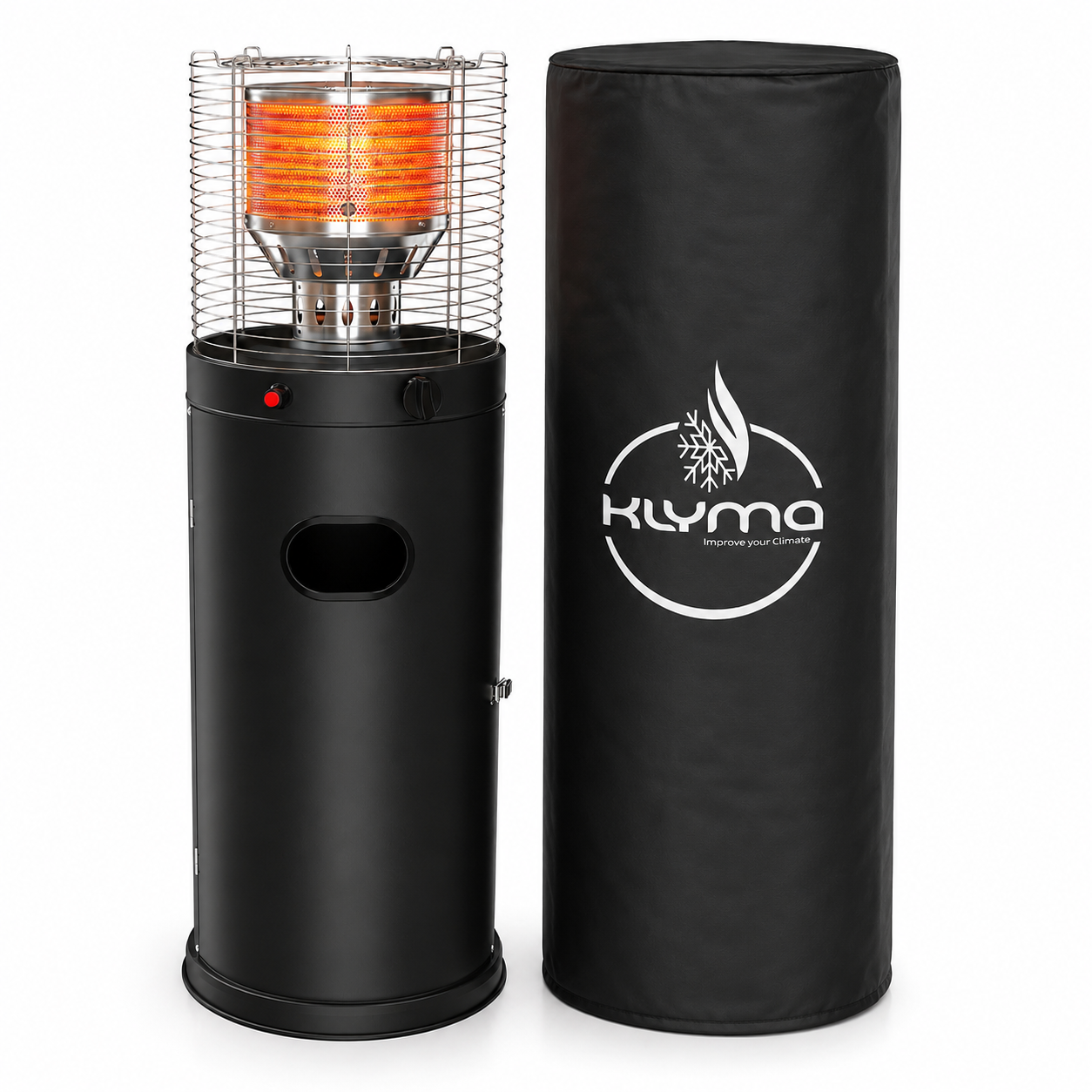Estufa a Gas Exterior CILDRO LW Black 106 Funda-2
