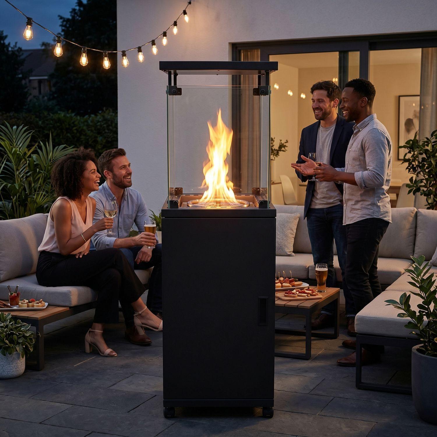 Estufa a Gas Exterior VULKAN Black-5