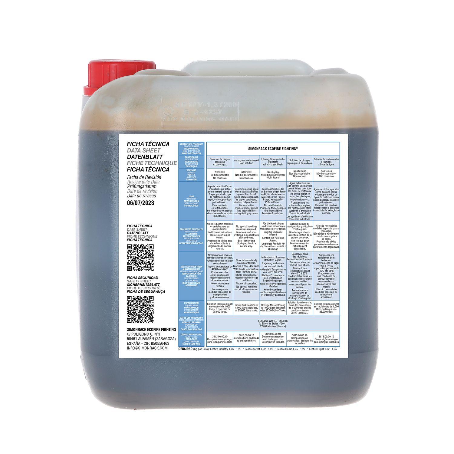 Extintor de Fuego ECOFIRE Fighting Industry Bidón de 5 Lt-2