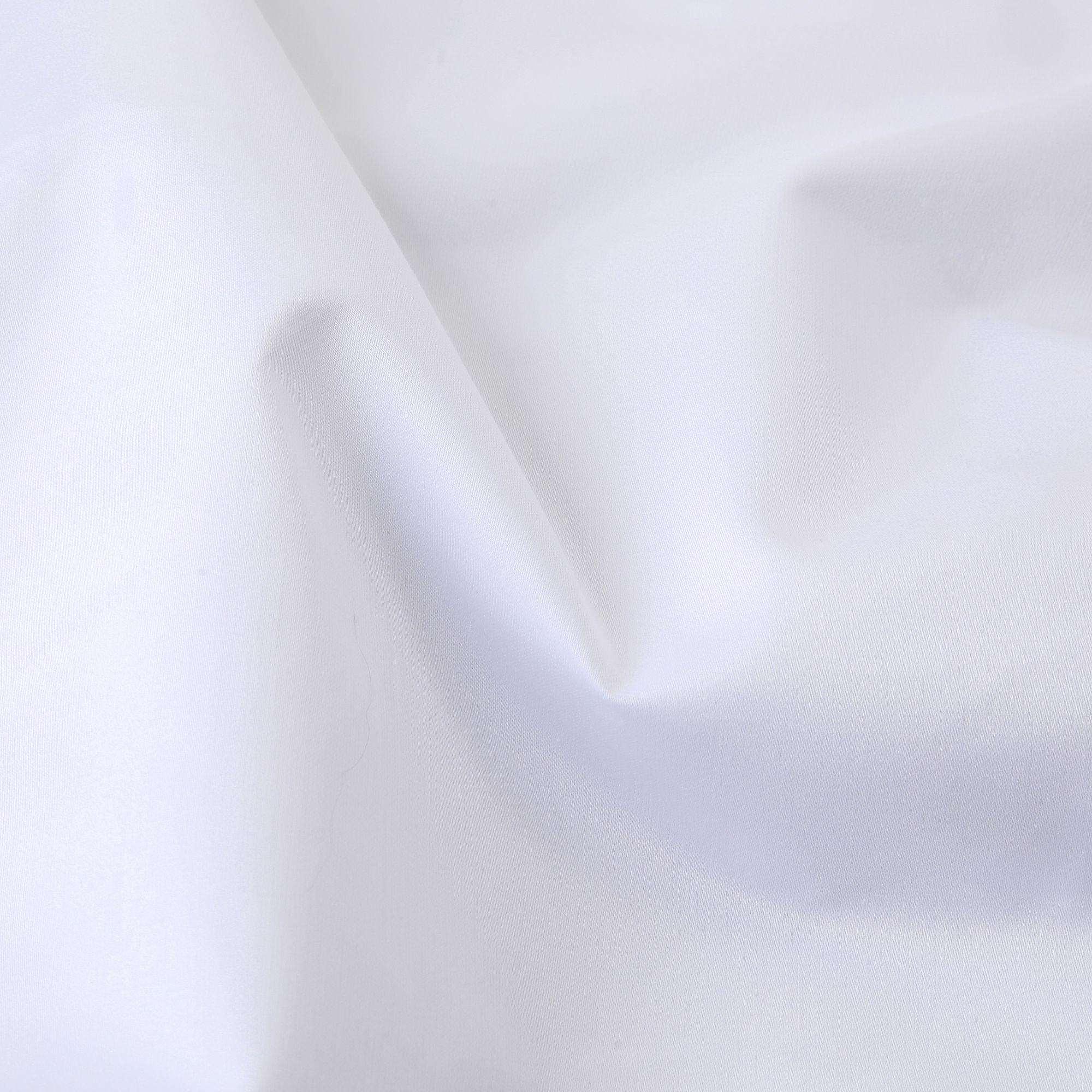 2 Set Sábanas King 600 Hilos Algodón Pima Peruano Sateen Liso Blanco-5