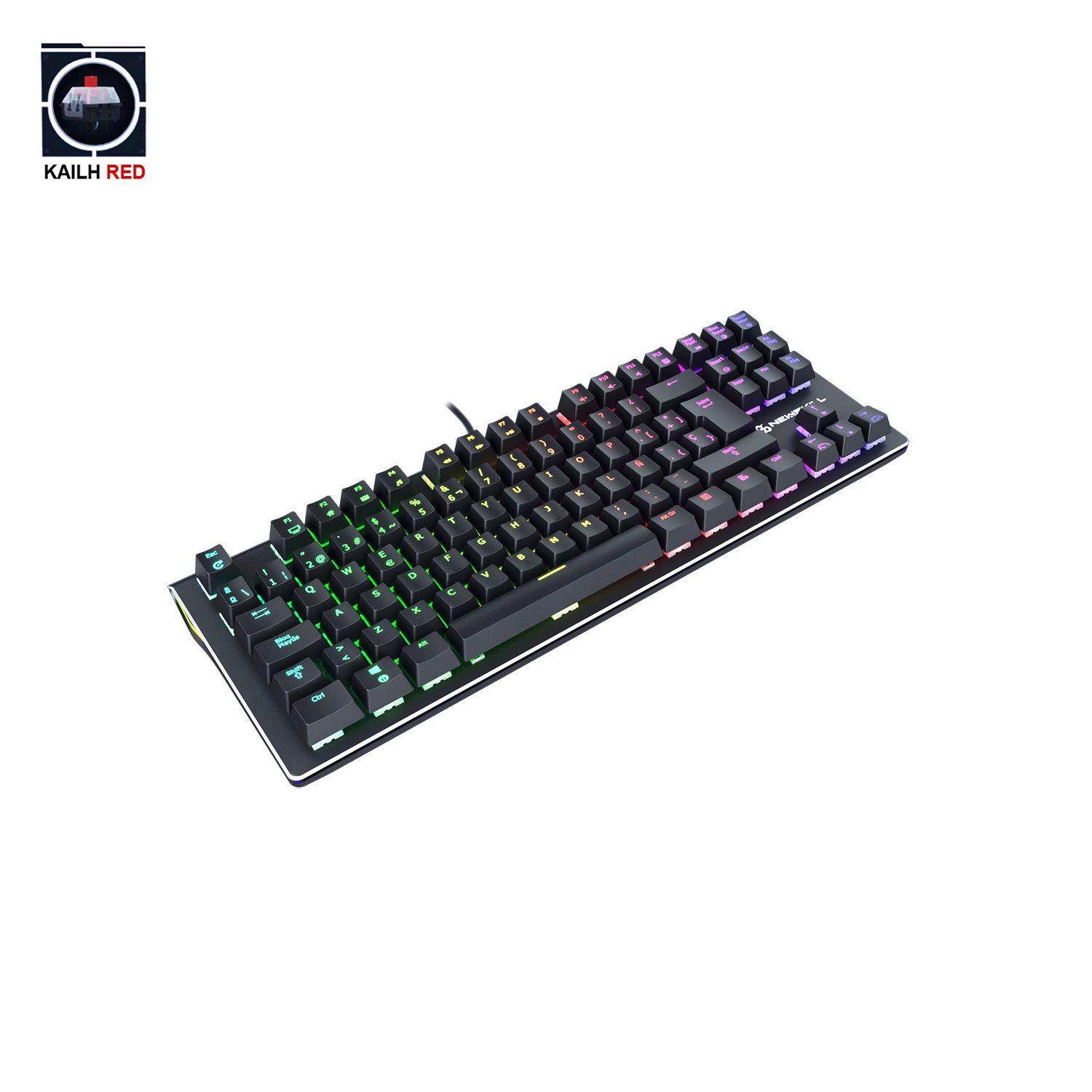 Teclado Gamer Negro Serike TKL-RGB Switch Outemu Red-2