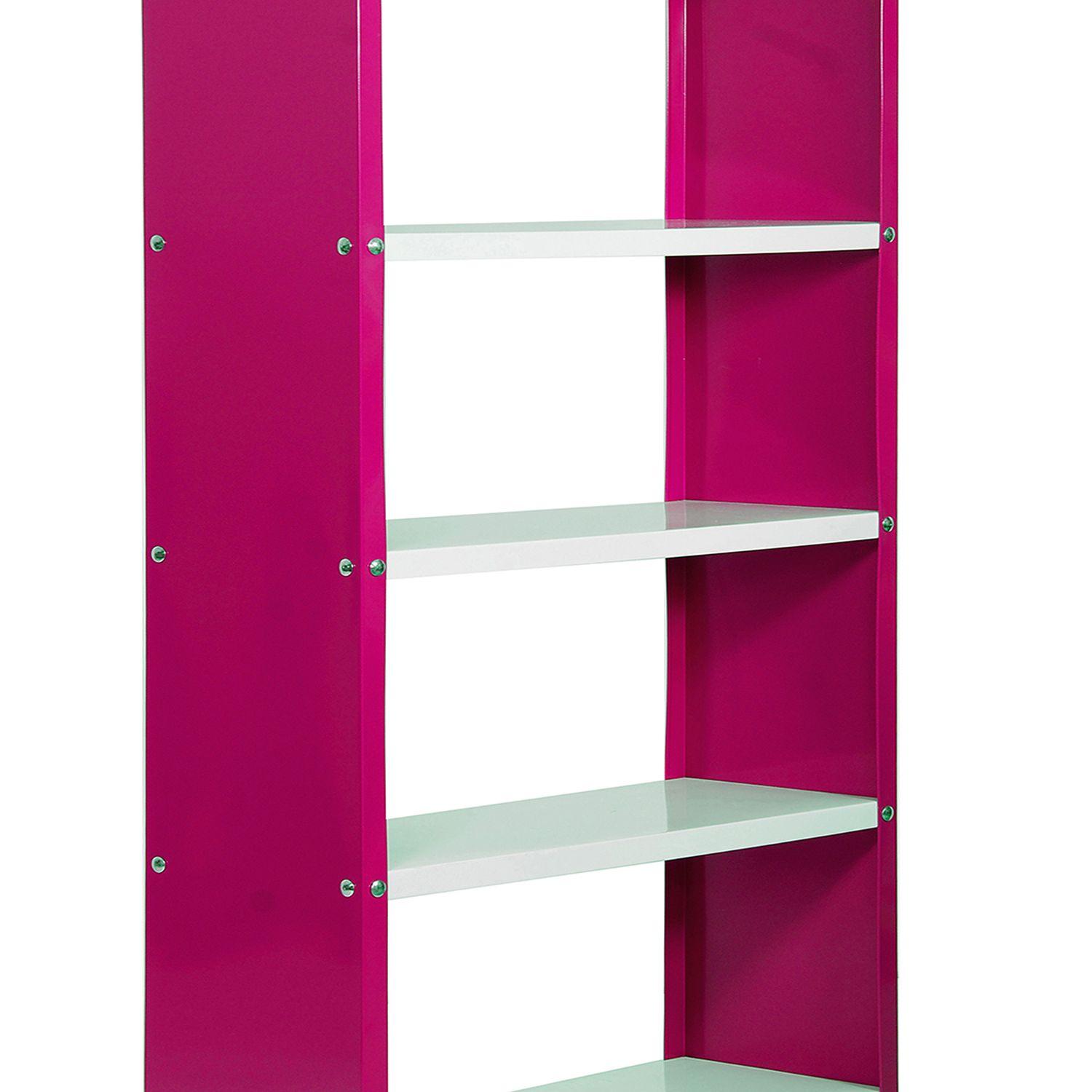 Estantería Habitat Plus 5/300 Rosa/Blanco-3
