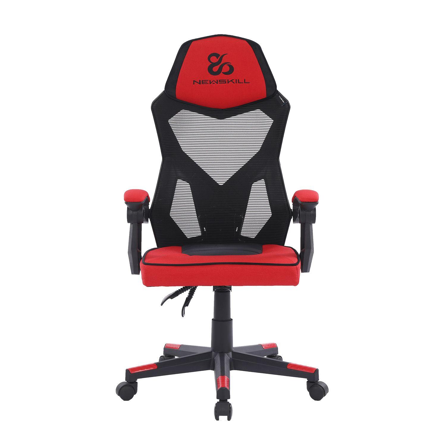 Silla Gamer Eros Ergonomica Malla Rojo-0
