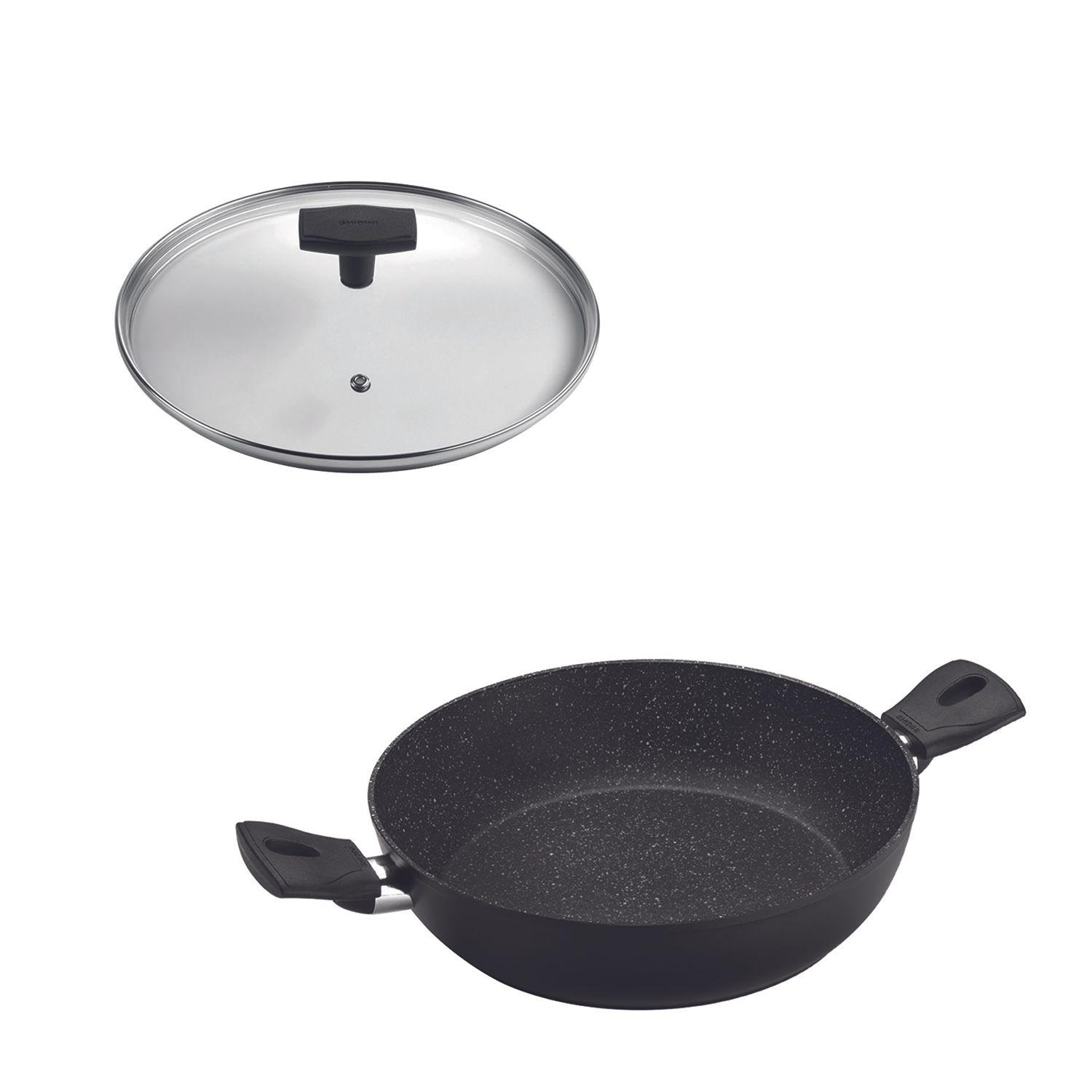 SET Wok 2 Asas 28cm  Antiadherente con Tapa Daily-0