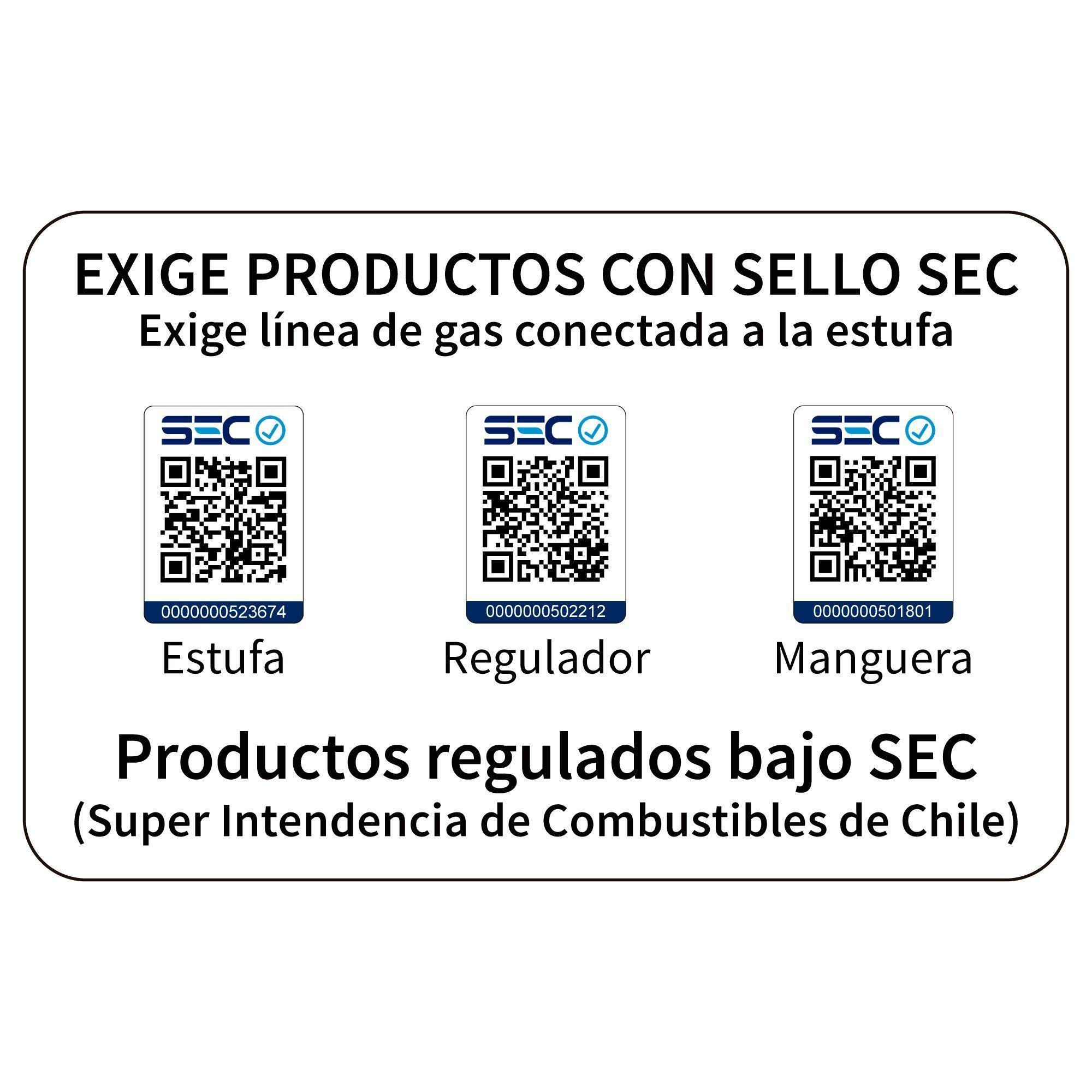 Estufa a Gas Exterior Terraza CILDRO LW Negra 1,35 metros-6