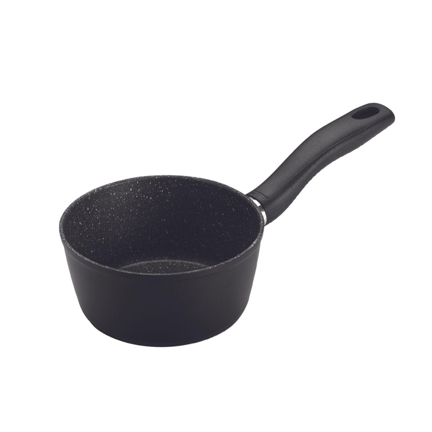 SET Cacerola 16cm Antiadherente Negro  con Tapa Daily-1