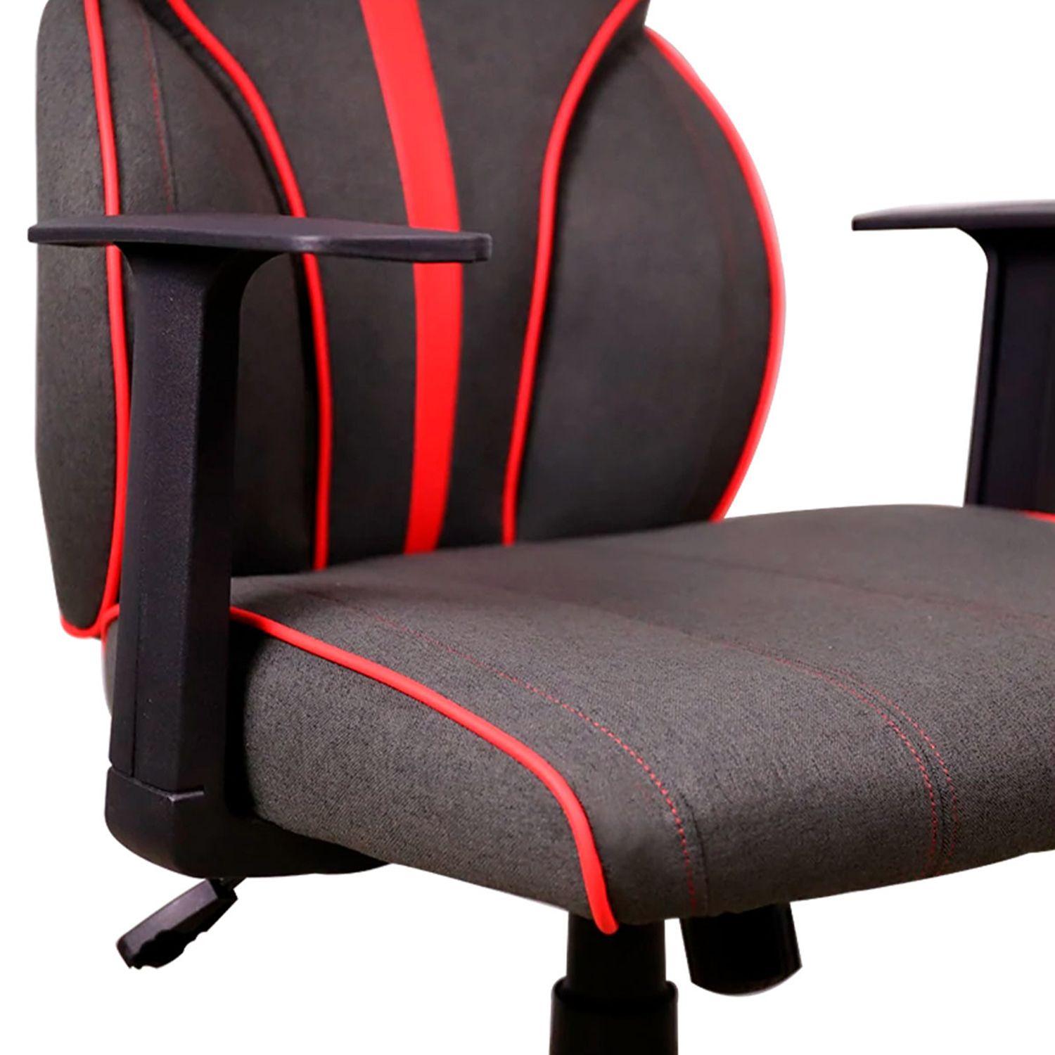 Silla Gamer Fafnir Rojo/Negro-4