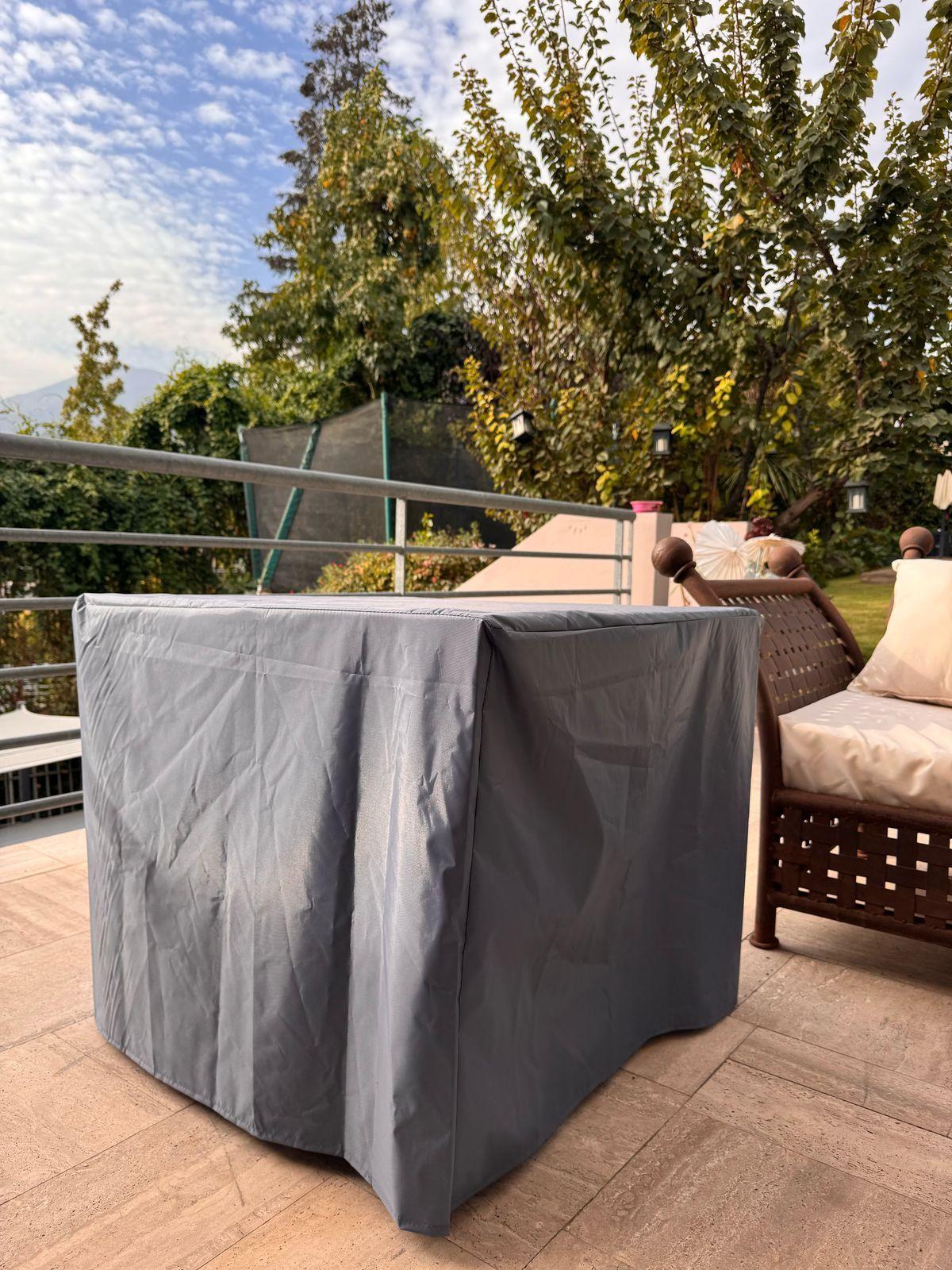 Funda Mesa de Fuego Terraza QUARE GRIS-3