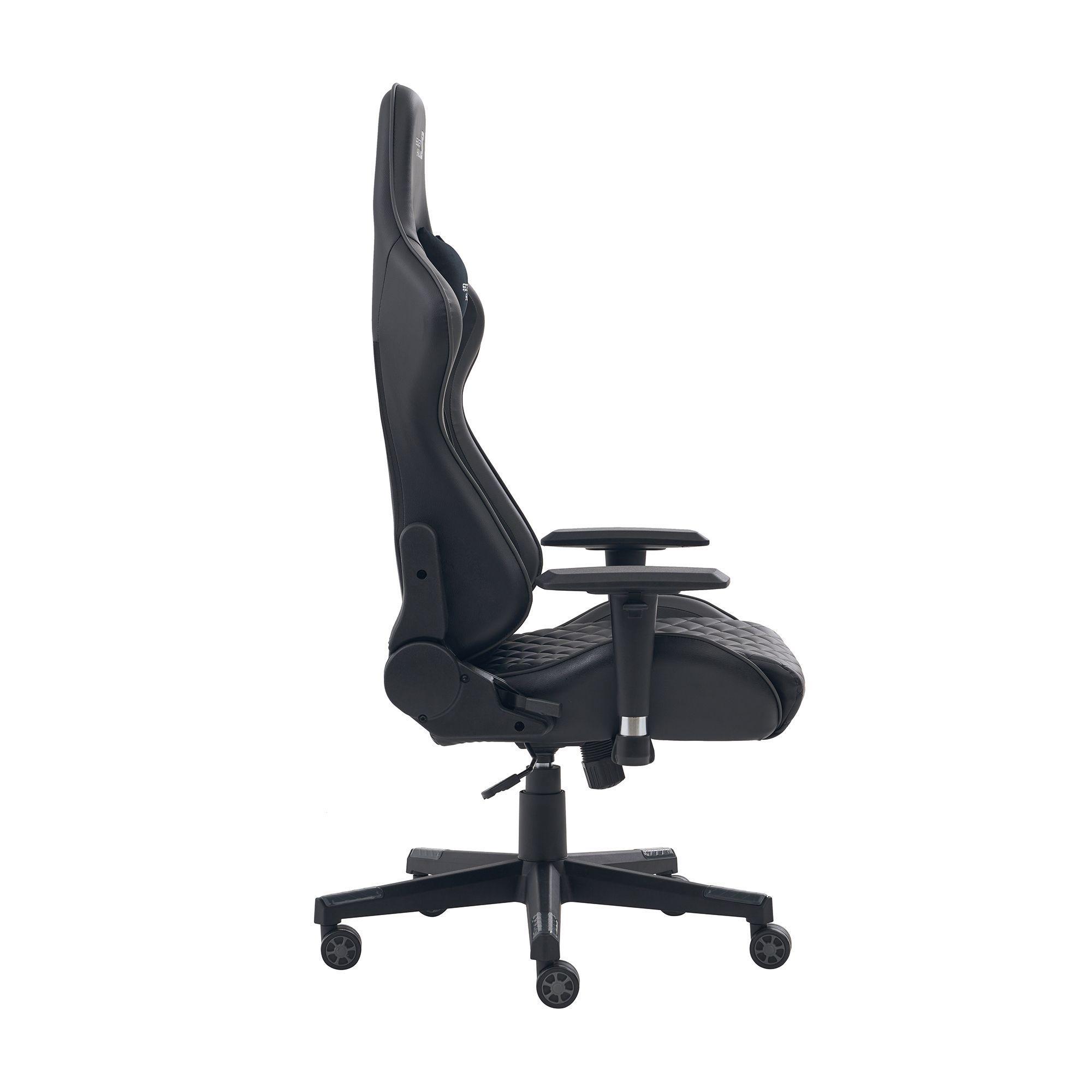 Silla Gamer Shotter Negro Gris-2