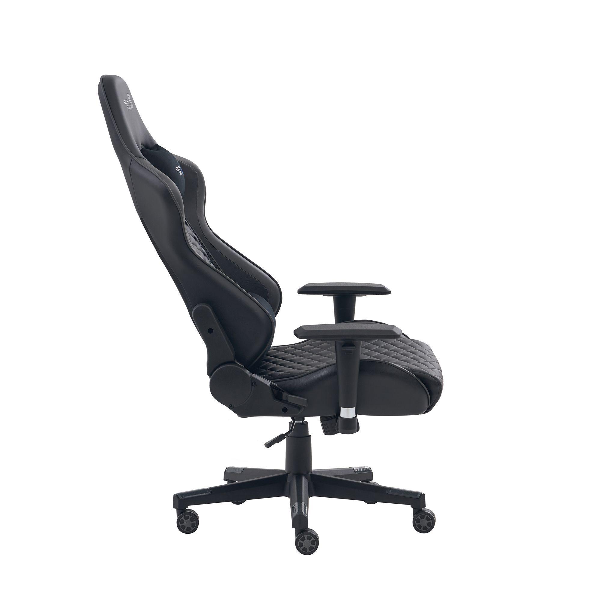 Silla Gamer Shotter Negro Gris-5
