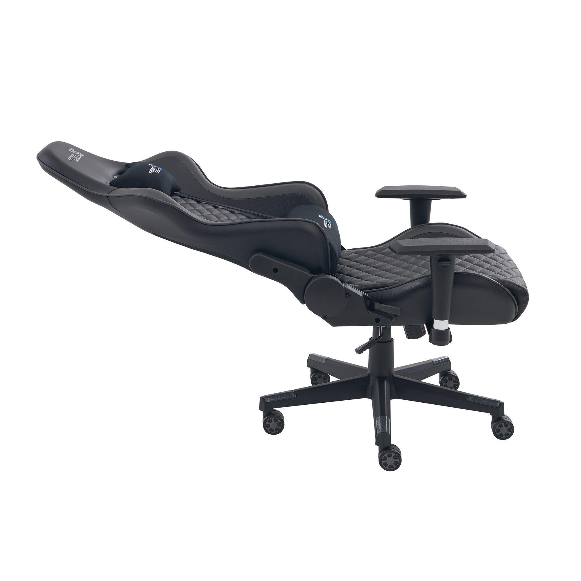 Silla Gamer Shotter Negro Gris-6