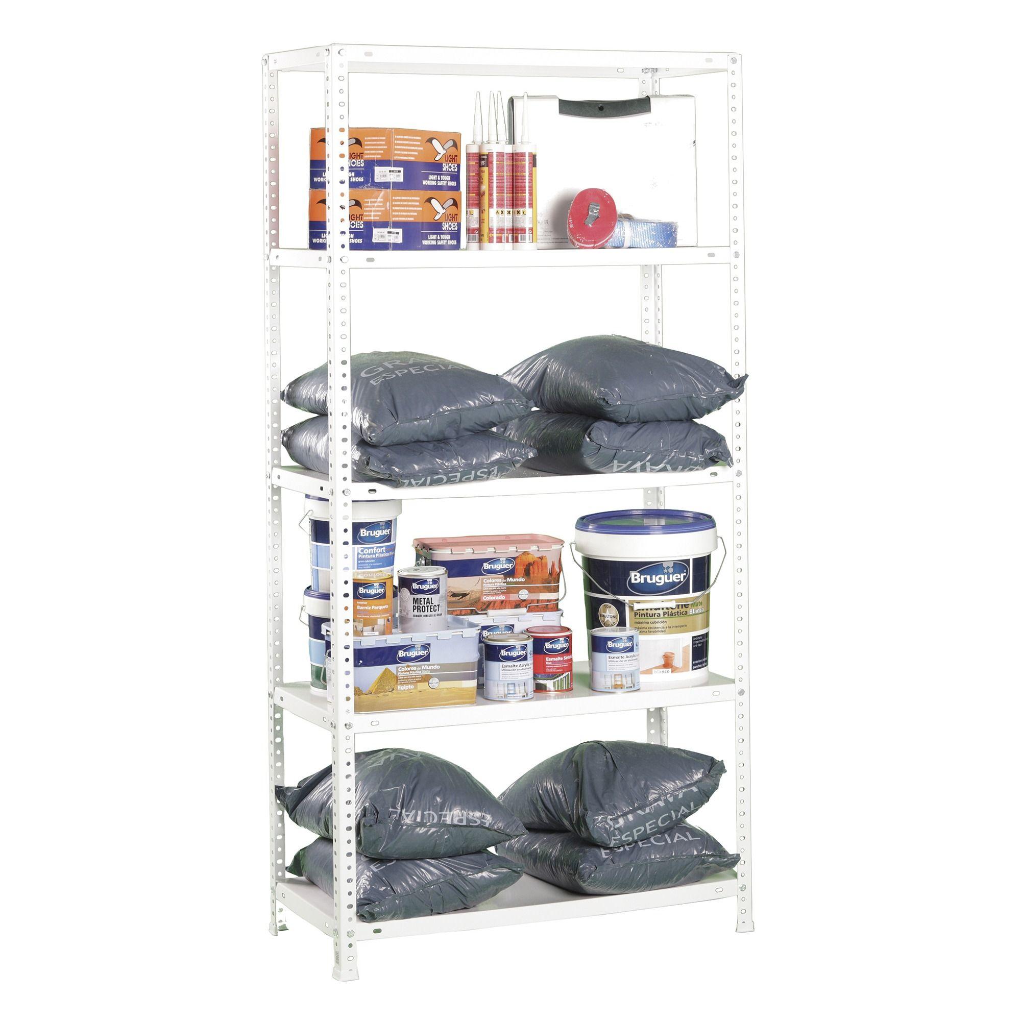 Estanteria Metalica Advantage Mini 5/300 Blanco-2