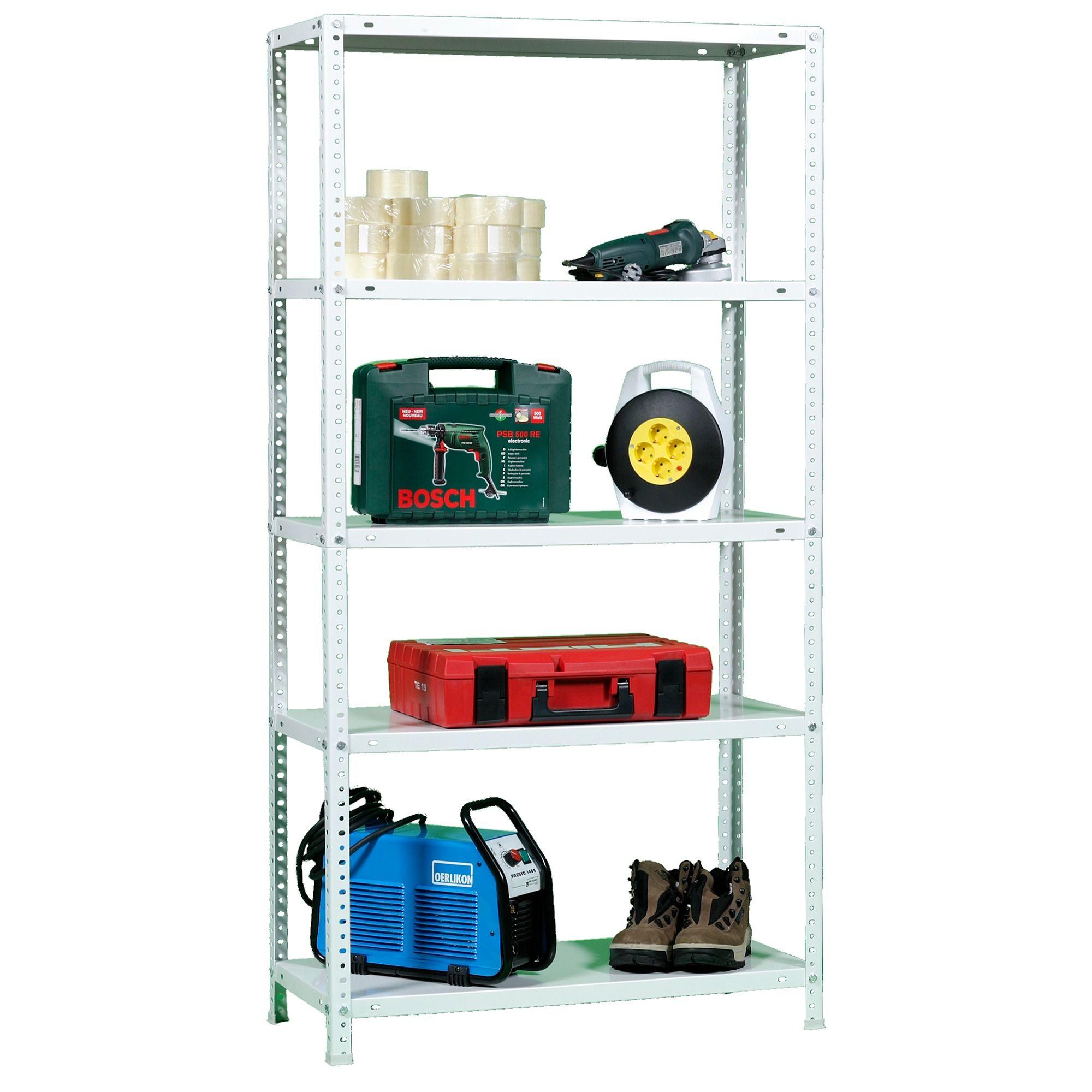 Estanteria Metalica Advantage Mini 5/300 Blanco-3