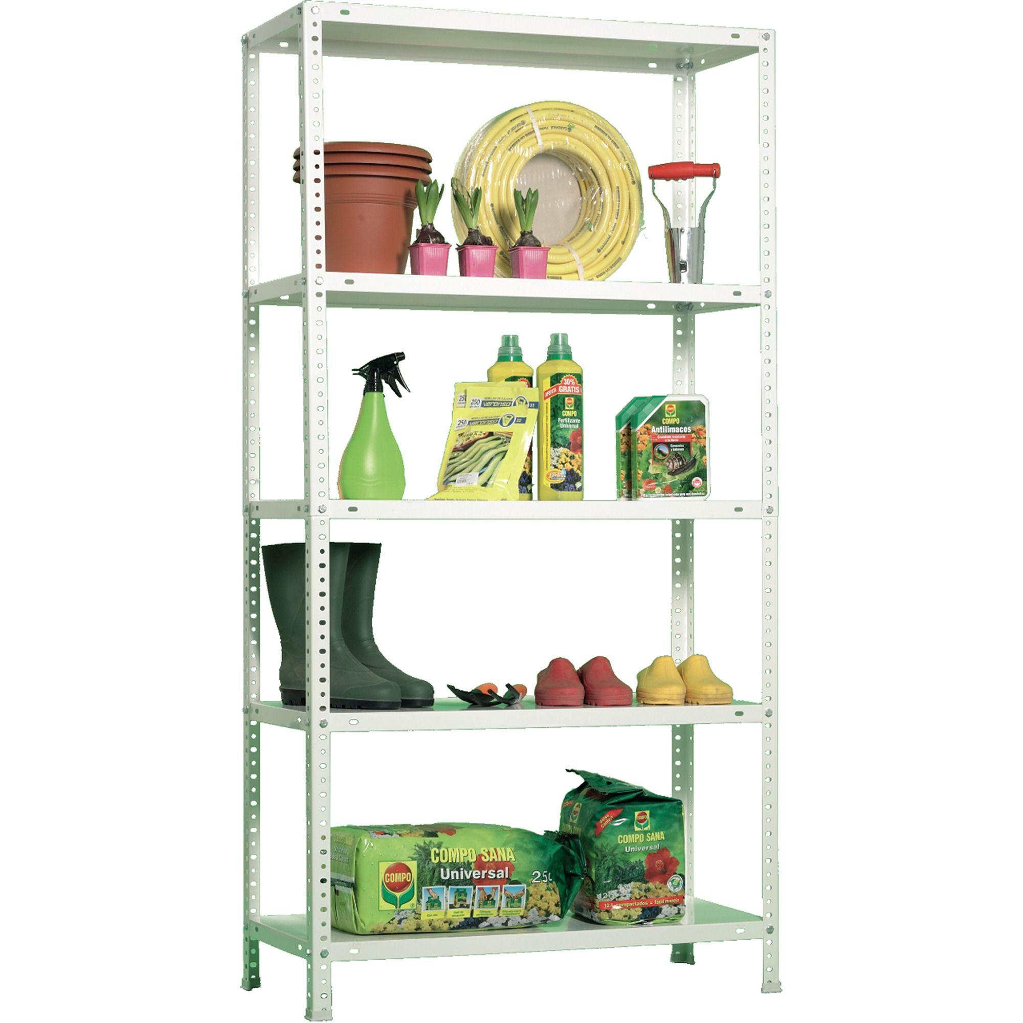 Estanteria Metalica Advantage Mini 5/300 Blanco-4