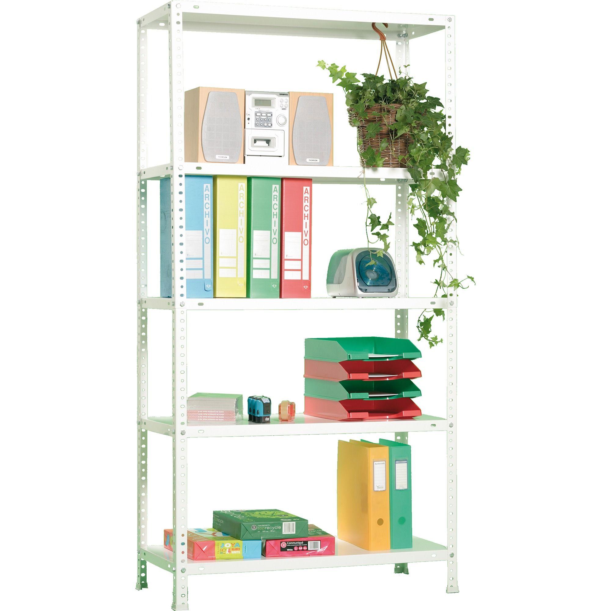 Estanteria Metalica Advantage Mini 5/300 Blanco-5