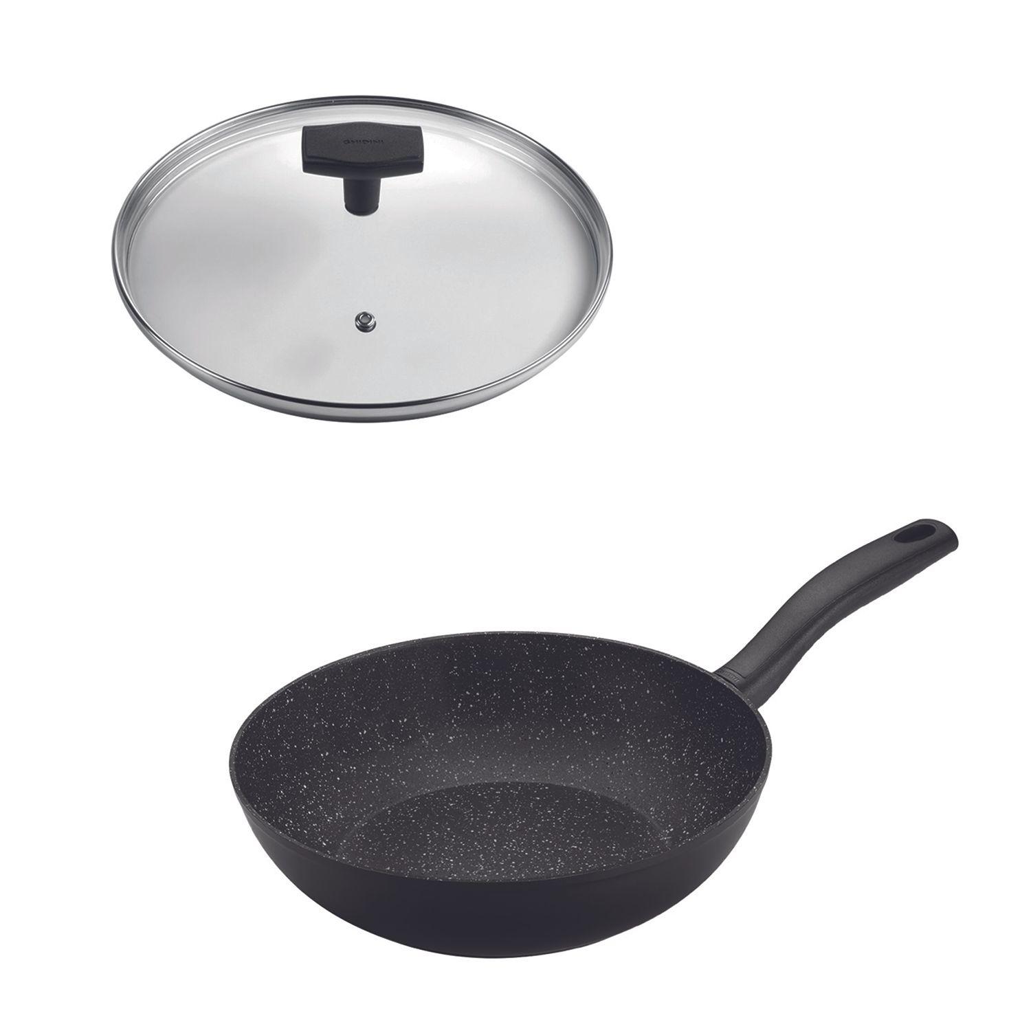 SET Wok 28cm Antiadherente con Tapa Daily-0