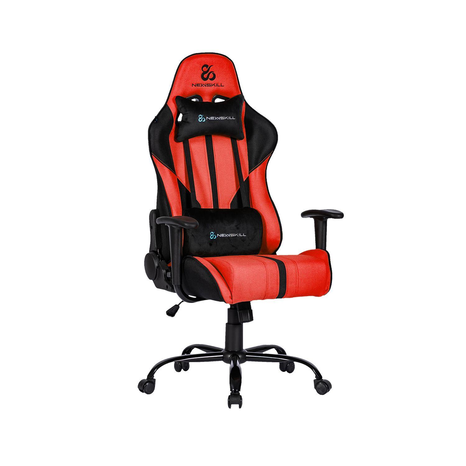 Silla Gamer Horus Zephyr Tela Rojo/Negro-4