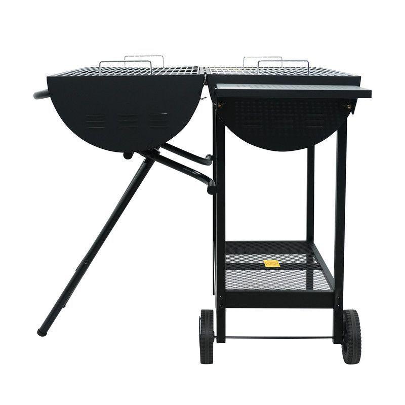 Parrilla a Carbón Doble Tambor Austin Black-6