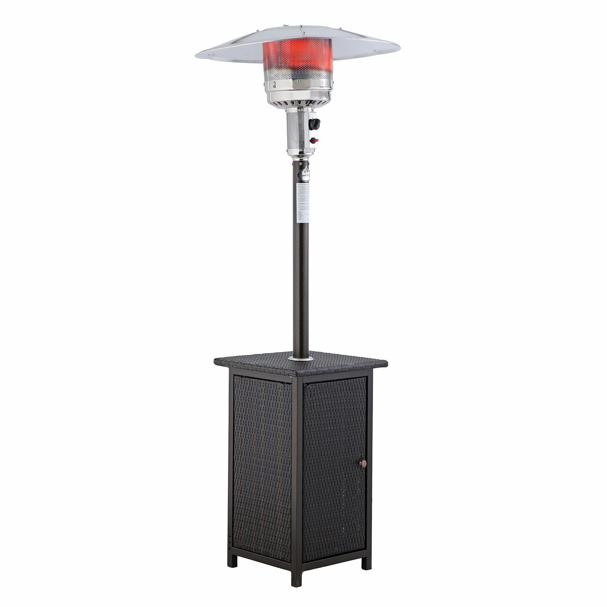 Estufa a Gas Exterior Terraza SETAX Rattan-3