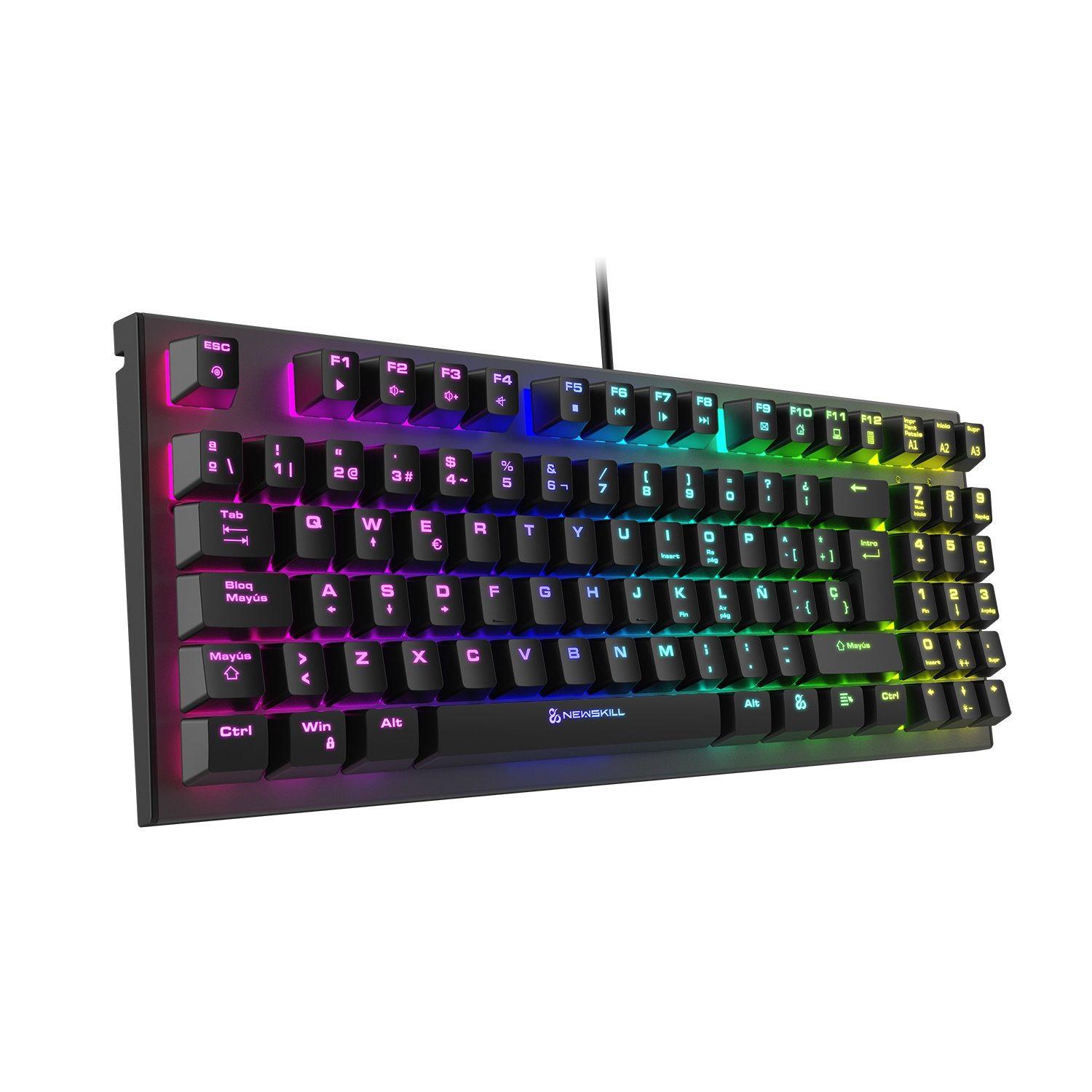 Teclado Gamer Chronos TKL Negro Switch Outemu Brown-0