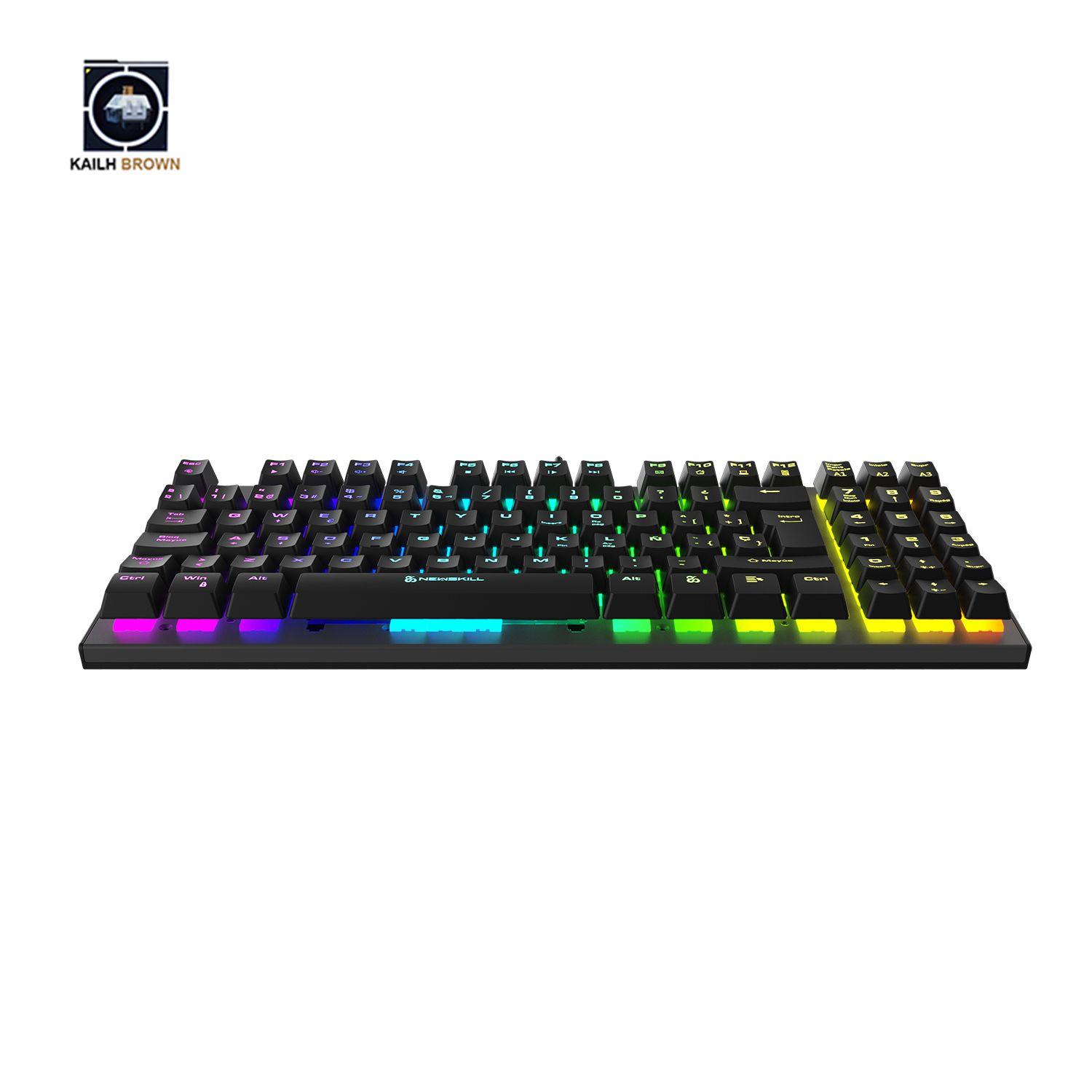 Teclado Gamer Chronos TKL Negro Switch Outemu Brown-3