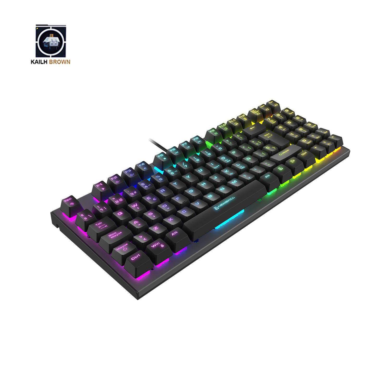 Teclado Gamer Chronos TKL Negro Switch Outemu Brown-5