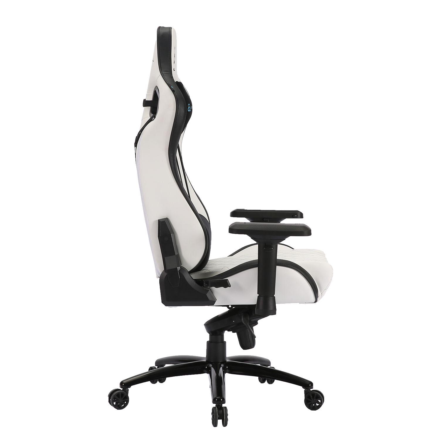 Silla Gamer Osiris Negro/Blanco-6