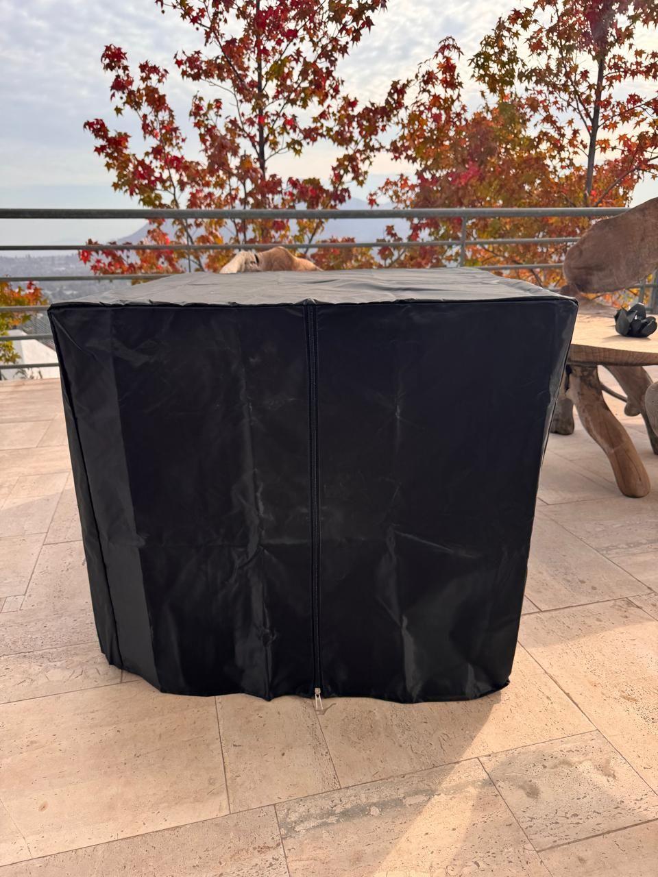 Funda Mesa de Fuego Terraza QUARE NEGRA-2