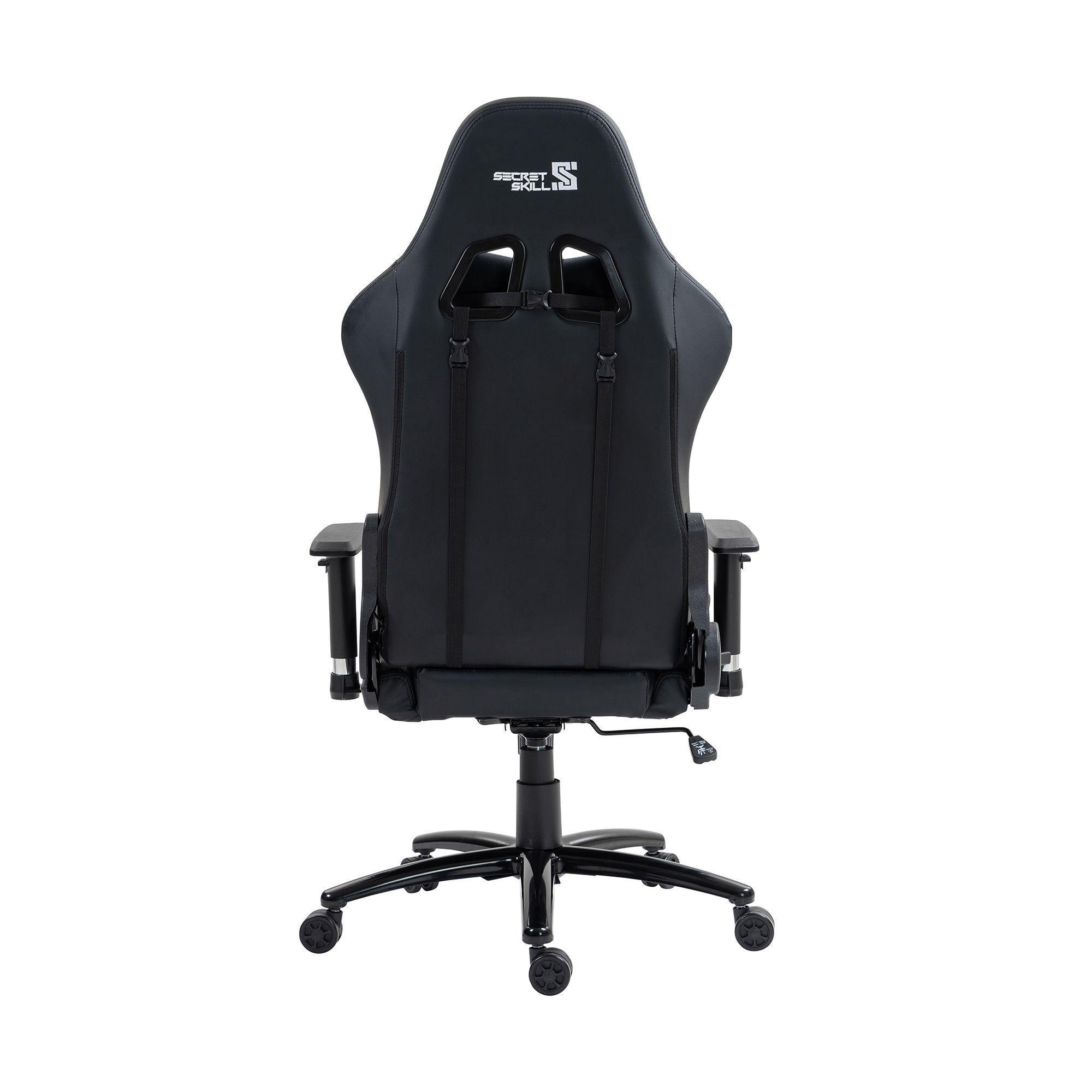 Silla Gamer Black Panther Negro/Negro-4