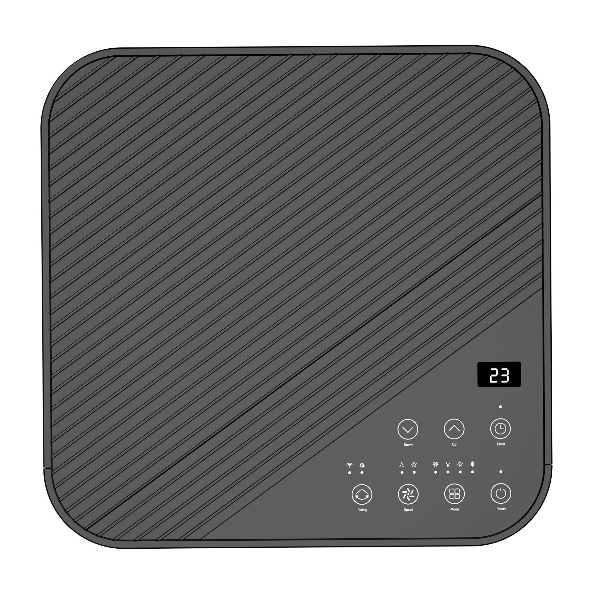 Aire Acondicionado Portátil WiFi 9000 BTU ꓘÖLD 9wf PRO Black-3