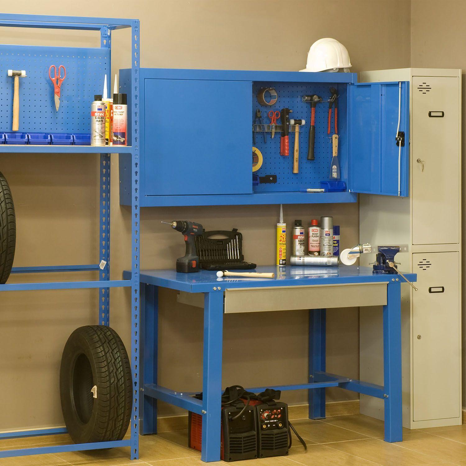Gabinete de Herramientas 650x900mm Azul-2