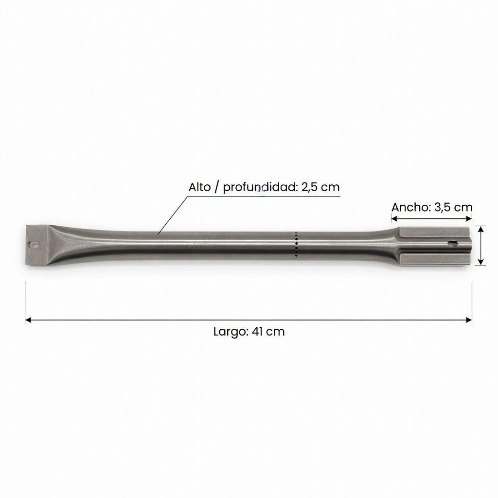 Quemador Tubular Universal 41 x 3 5 x 2 5 cm American Grill-3