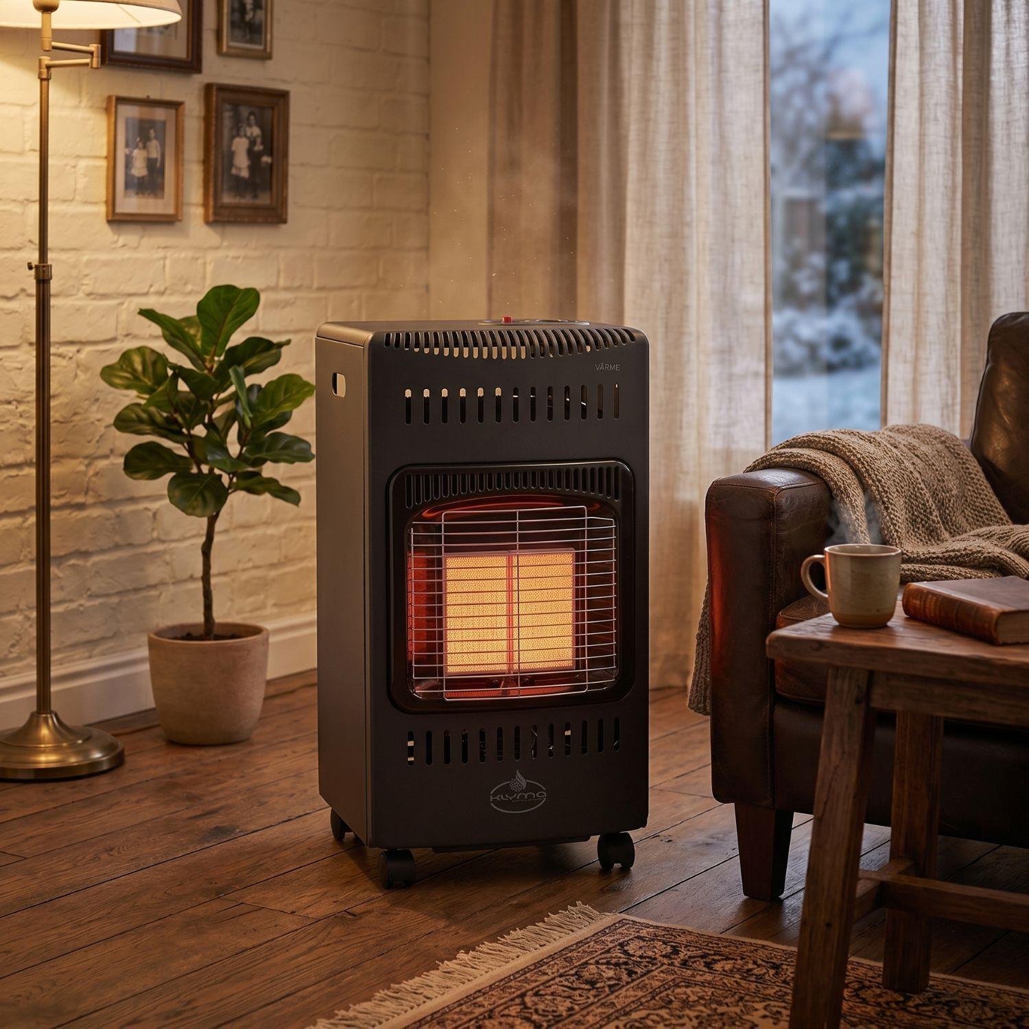 Estufa a Gas Interior 5 Kg 2 8 Kw VARME Black-7