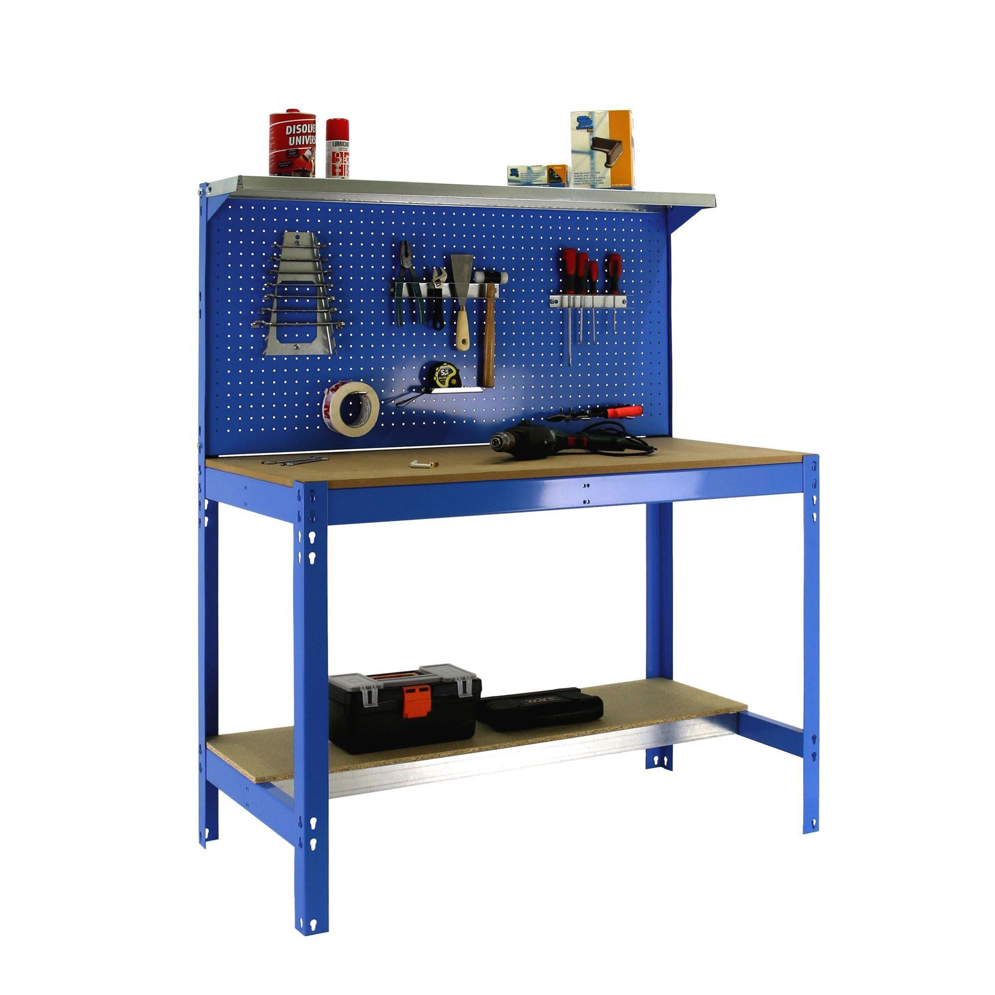 Banco Simonwork BT3 900 Azul/Madera Simonrack-1