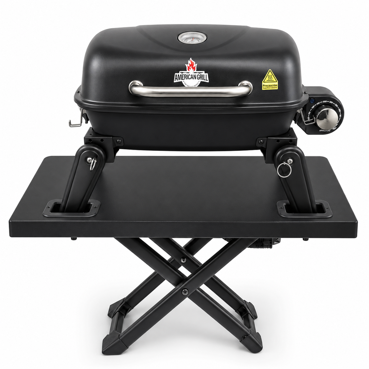 Parrilla Exterior Interior Electrica E1B Aspen Black con Carro-7