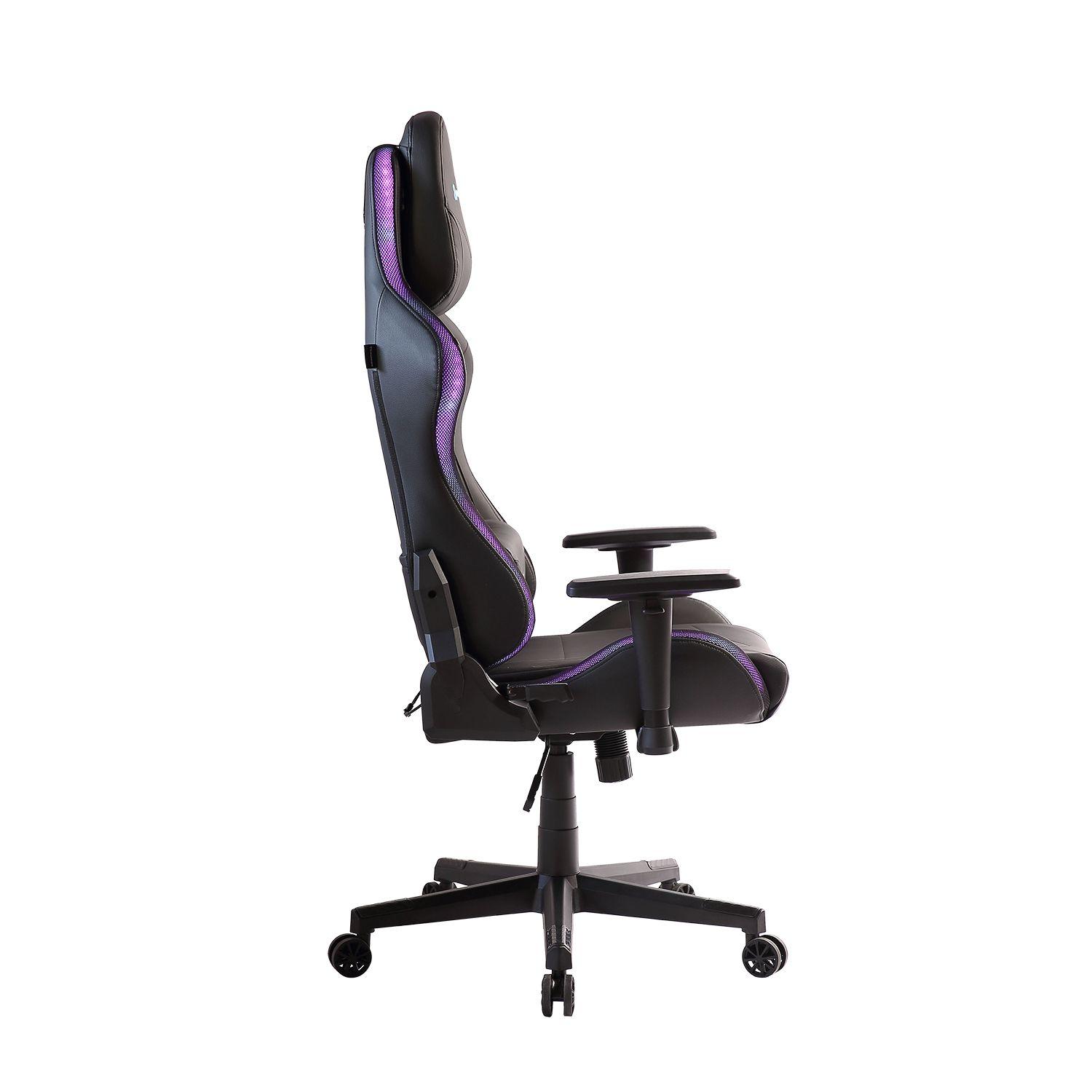 Silla Gamer Kitsune RGB v2  Negro-3