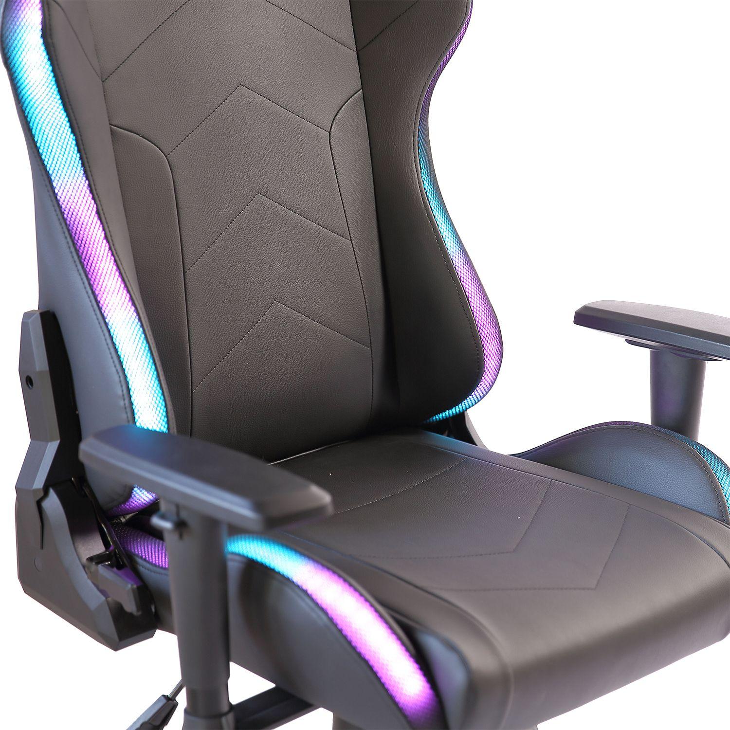 Silla Gamer Kitsune RGB v2  Negro-6