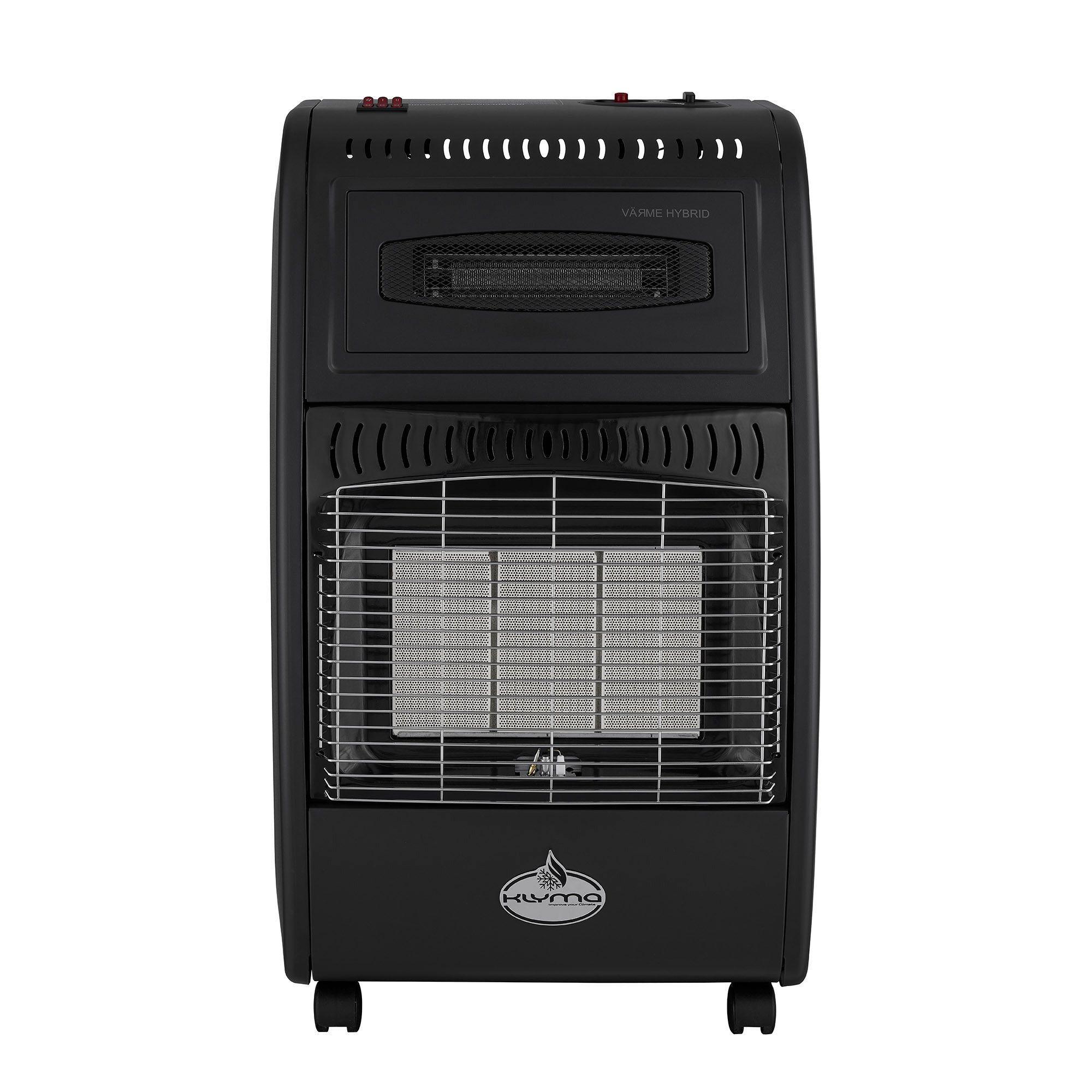 Estufa a Gas Hibrida 15 Kg 4.2Kw 1500W VÄЯME Hybrid Black-2