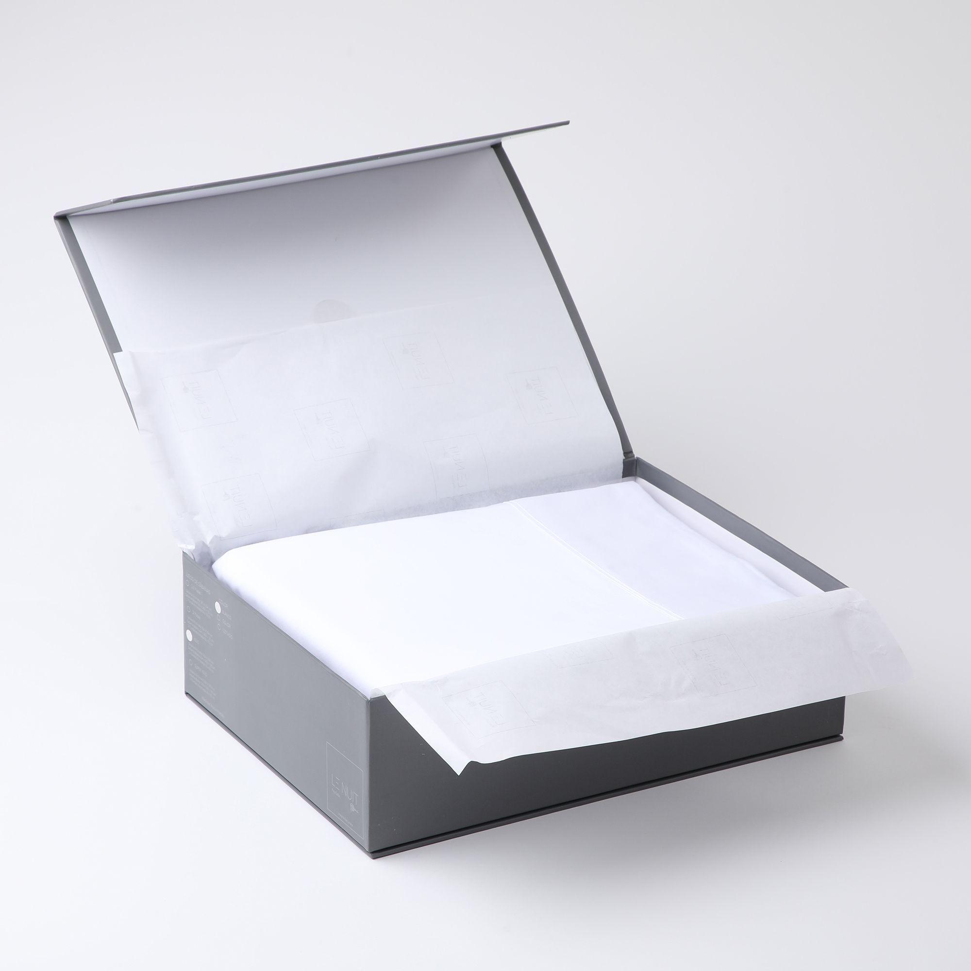 2 Set Sábanas 600 Hilos Algodón Pima Peruano Sateen Liso Blanco 2 Pl-2