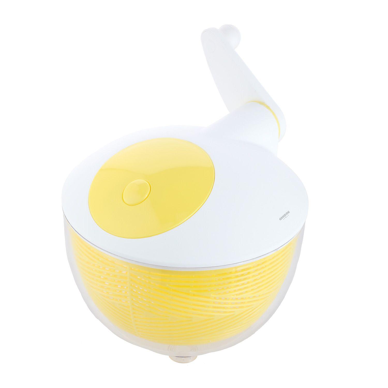 Secador Ensalada Blanco - Amarillo 26cm-3