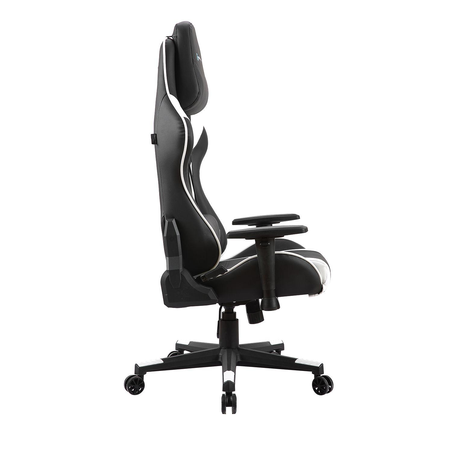 Silla Gamer Kitsune Negro/Blanco-2