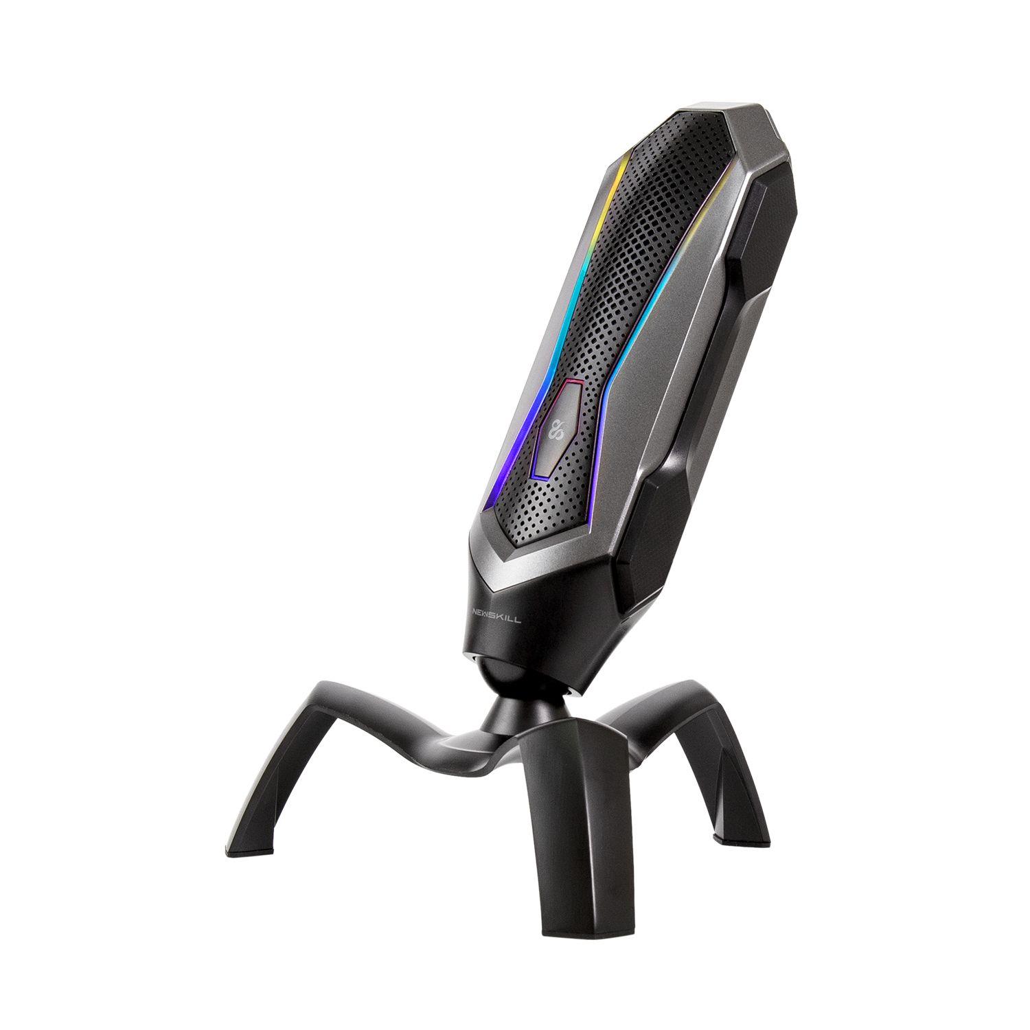 Microfono Gamer Profesional RGB Agni  Black Gray-2