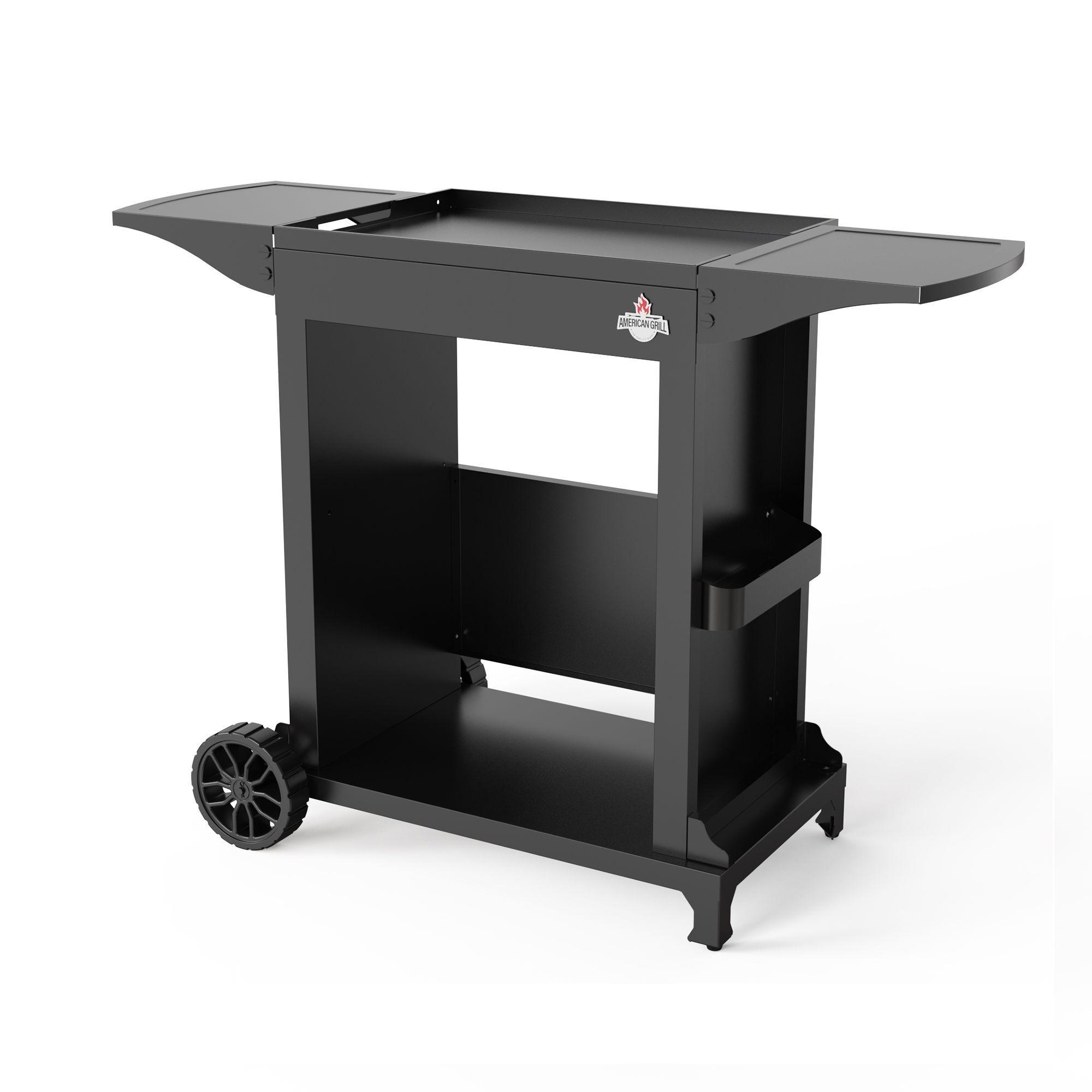 Parrilla Exterior Electrica E2B Boston Black con Carro-4