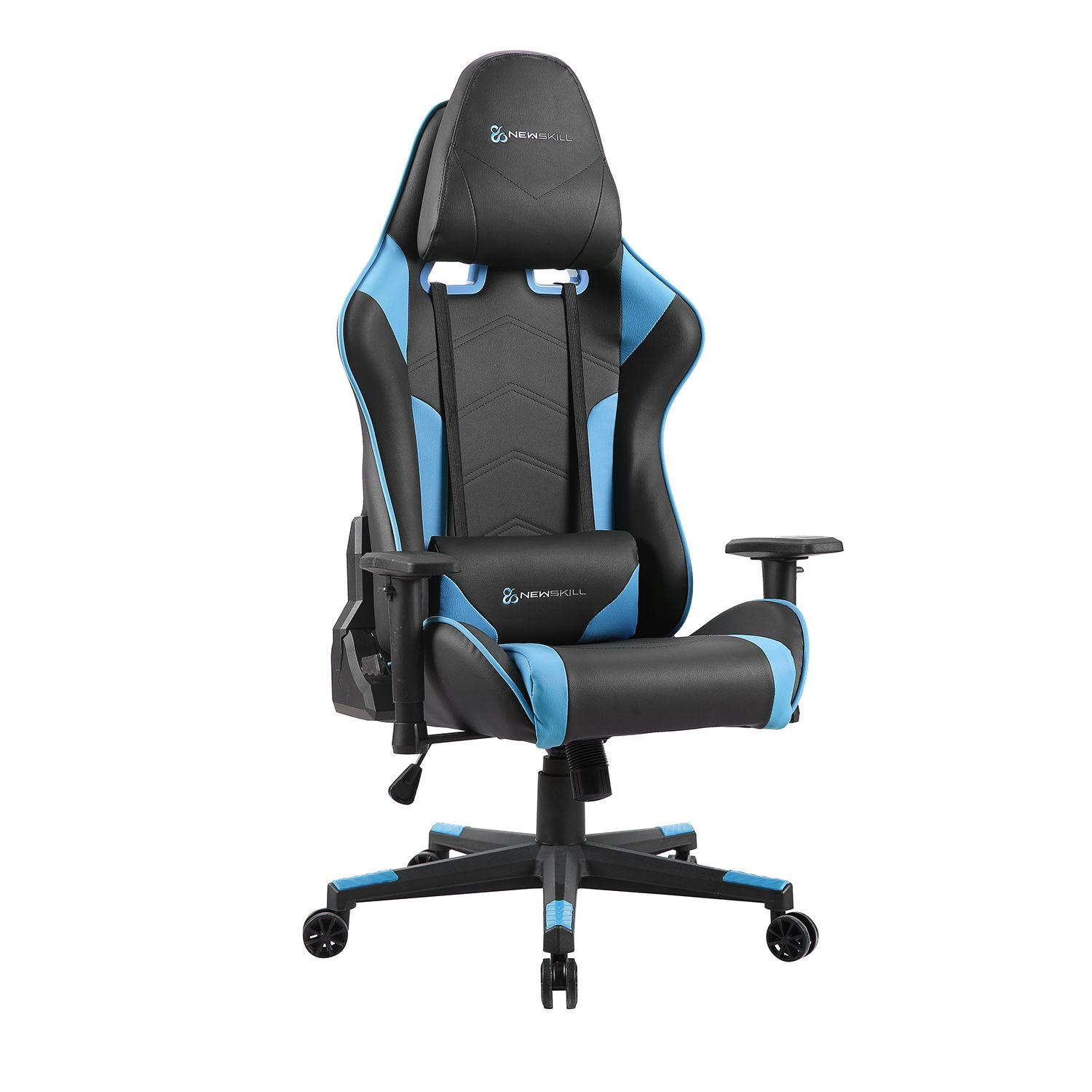 Silla Gamer Kitsune Negro/Azul-1