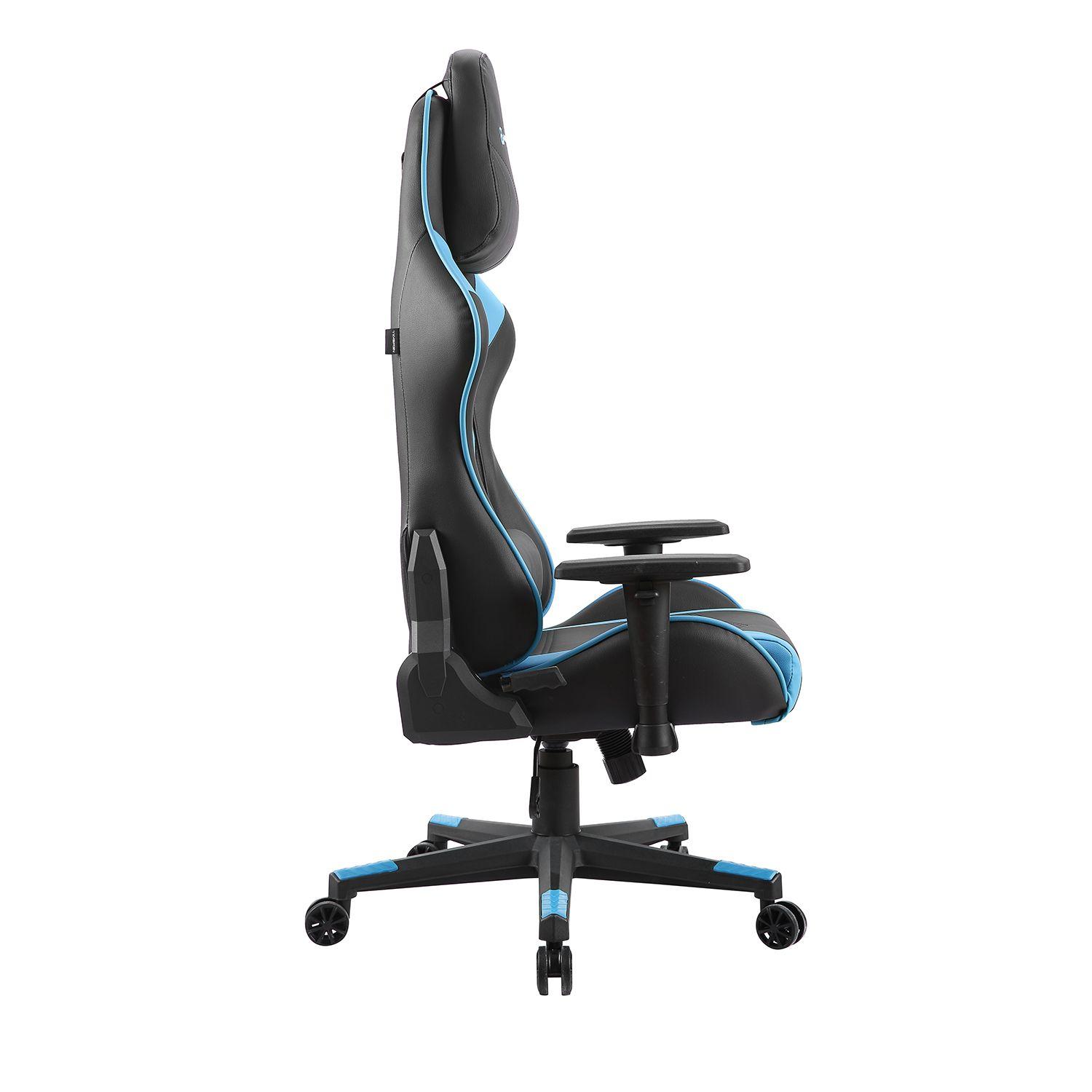 Silla Gamer Kitsune Negro/Azul-2