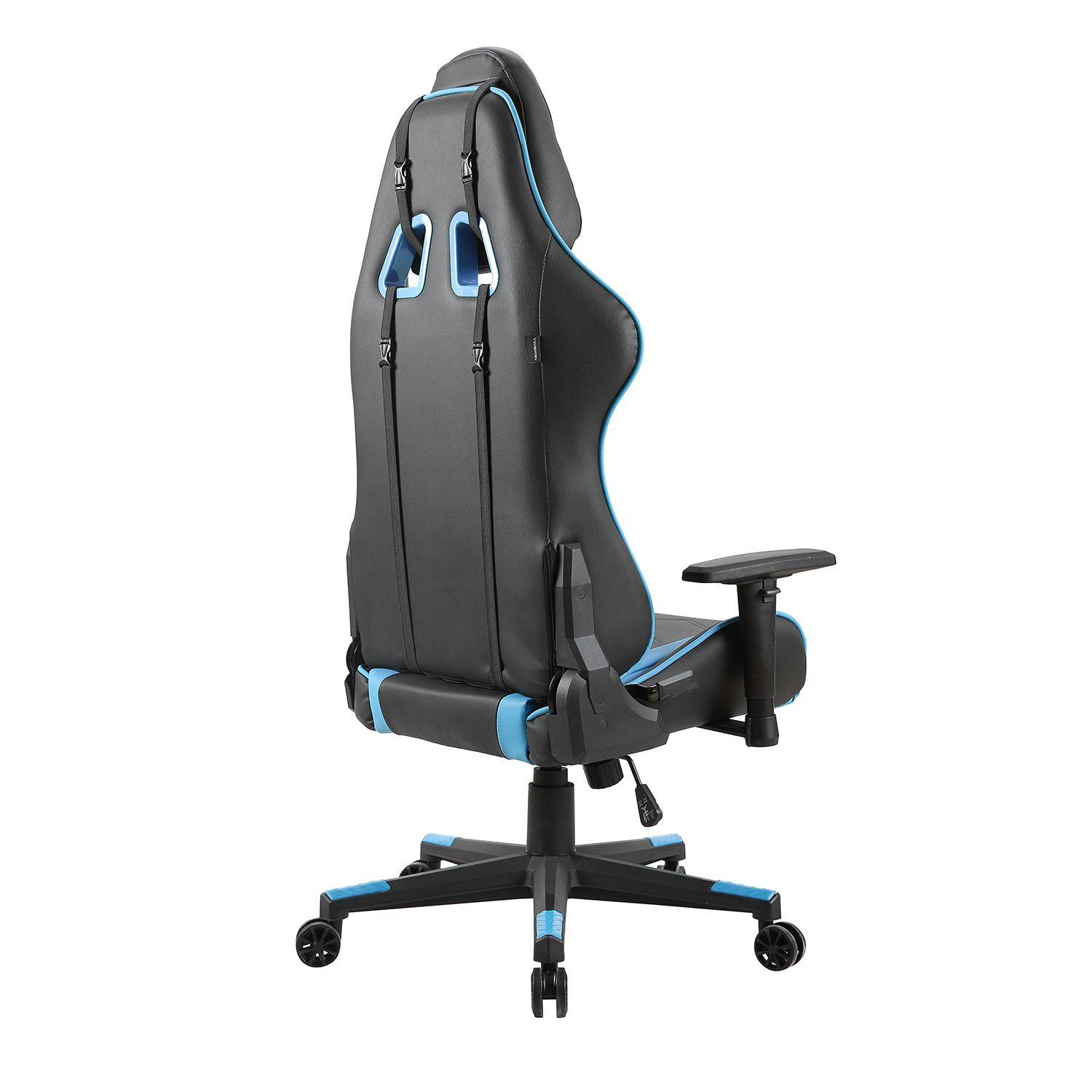 Silla Gamer Kitsune Negro/Azul-4