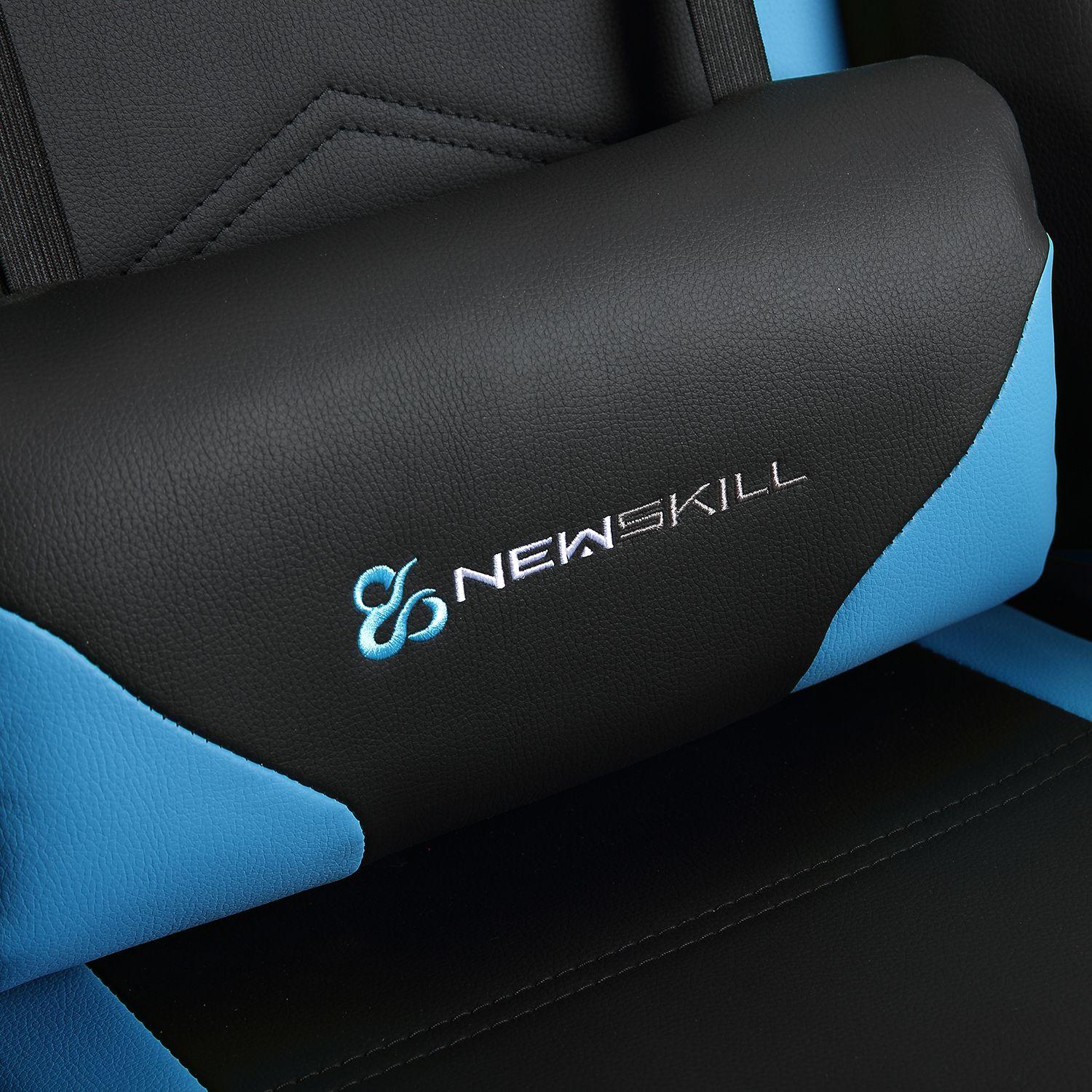 Silla Gamer Kitsune Negro/Azul-6