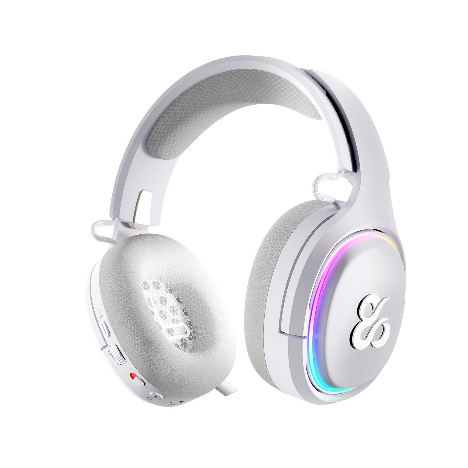 Audifono Gamer Inalambricos Aton Ivory-3