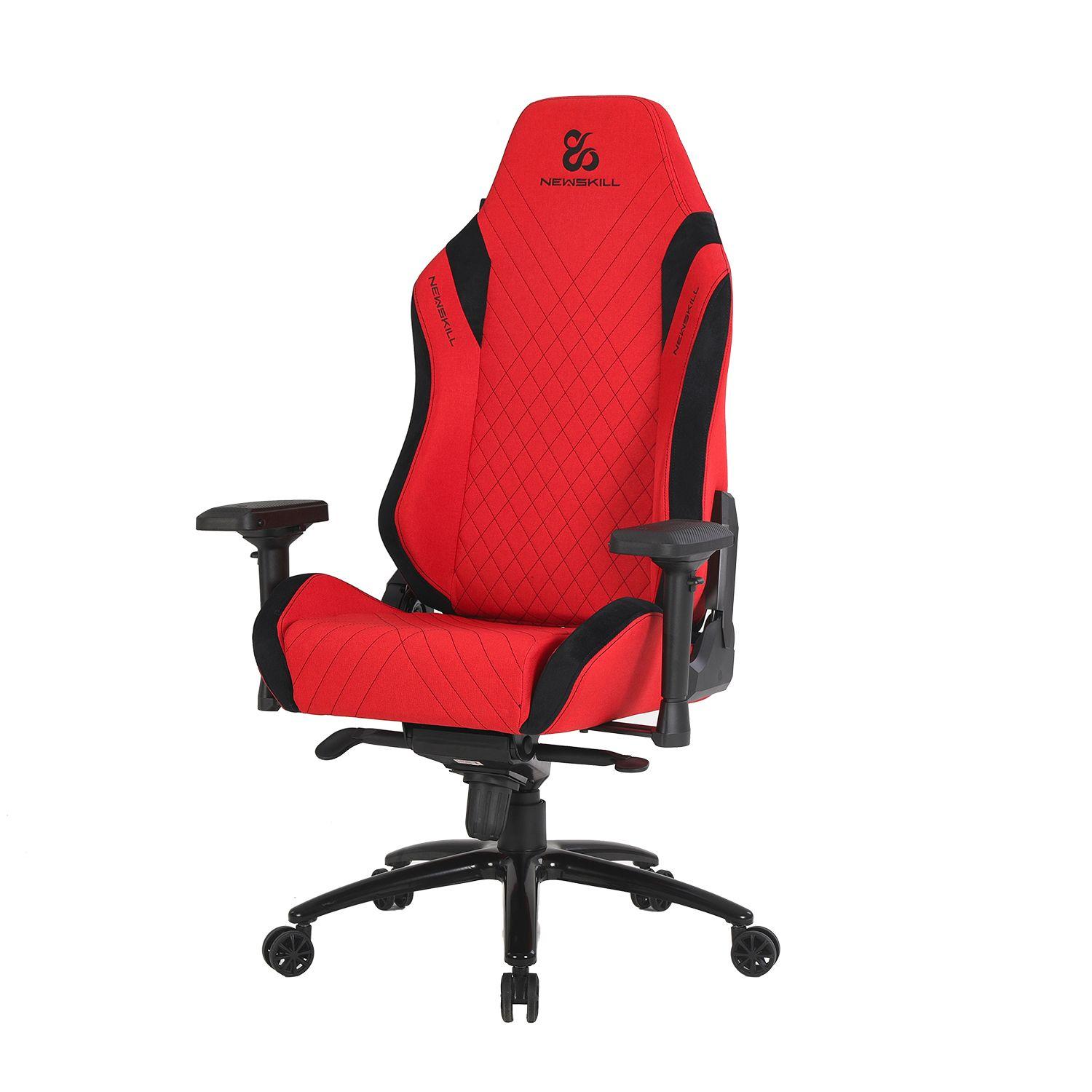 Silla Gamer Neith Zephyr tela Rojo/Negro-2